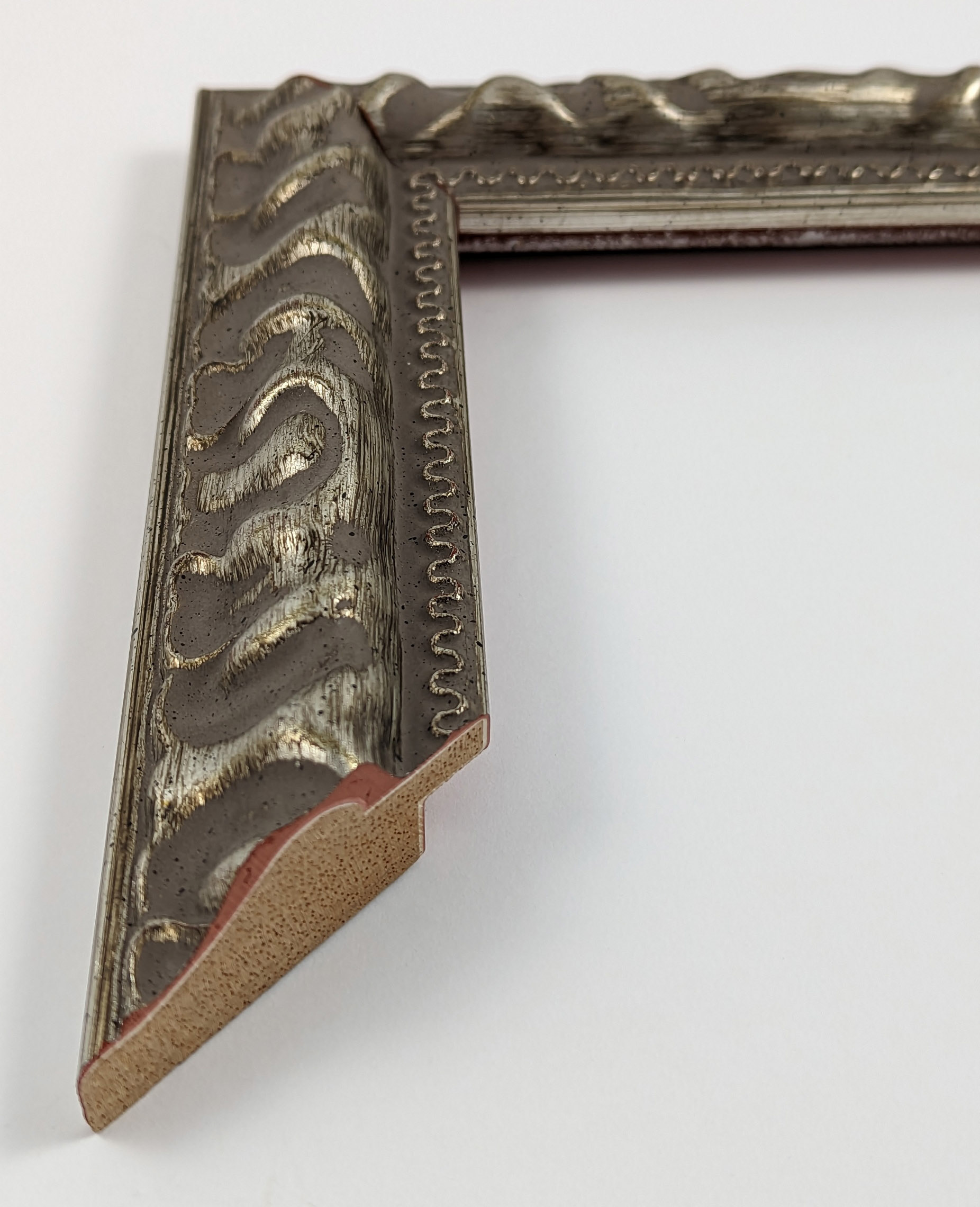 A702 - 45x28 - φύλλο ασημιού, ξύλο εκτός ΕΕ δίχως σαράκι