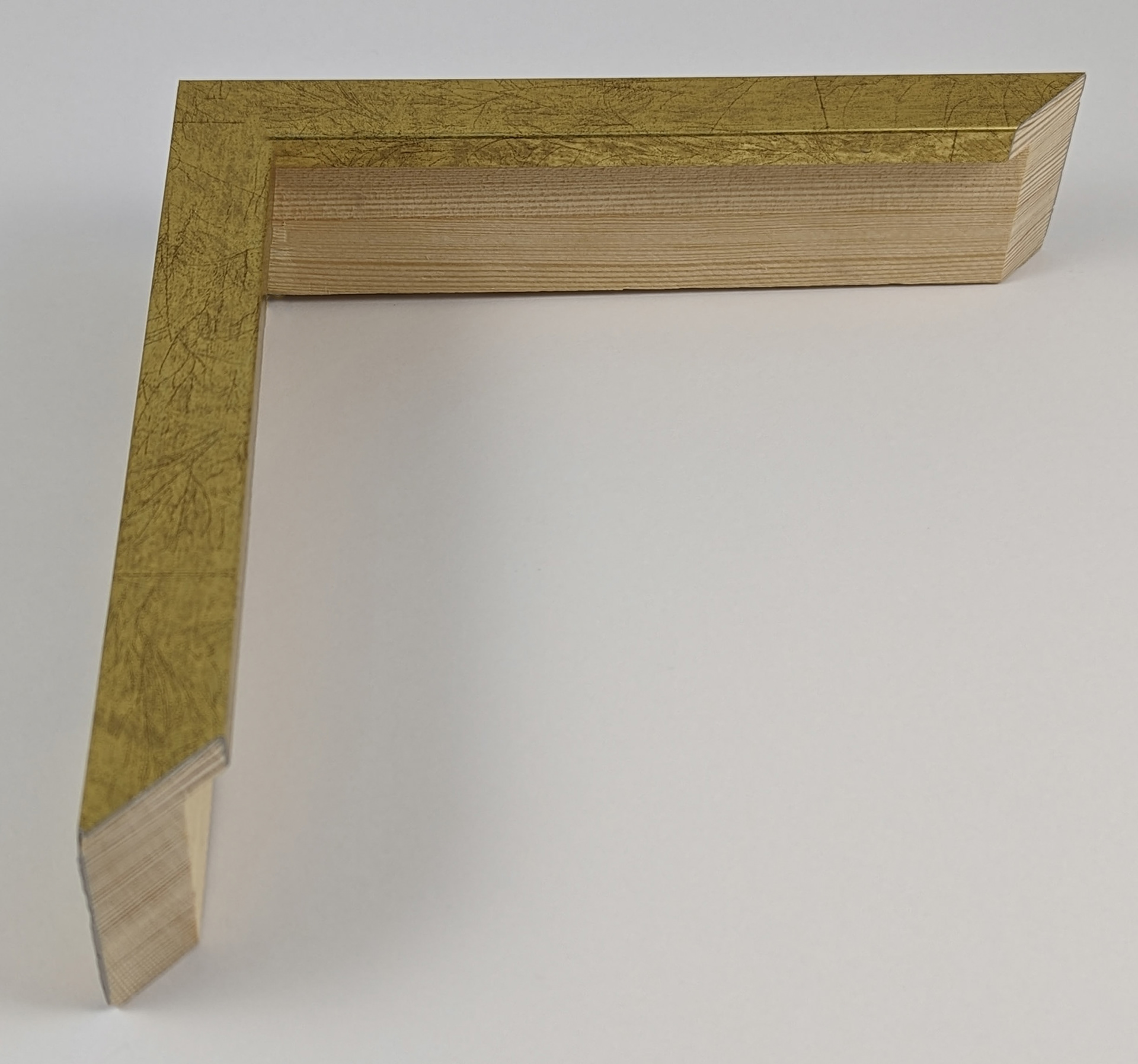 A4014 - 20x50 κουτί χρυσό, ξύλο πεύκο