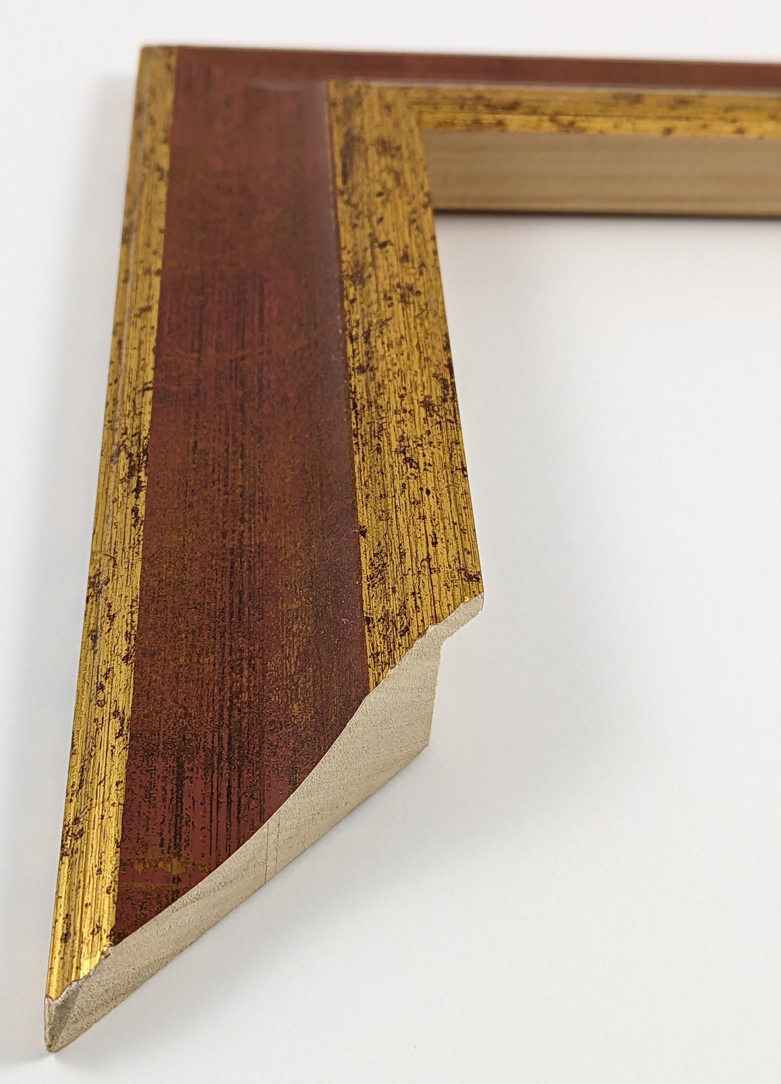 A612 - 70x32 - χρυσό και κόκκινο, ξύλο πεύκο