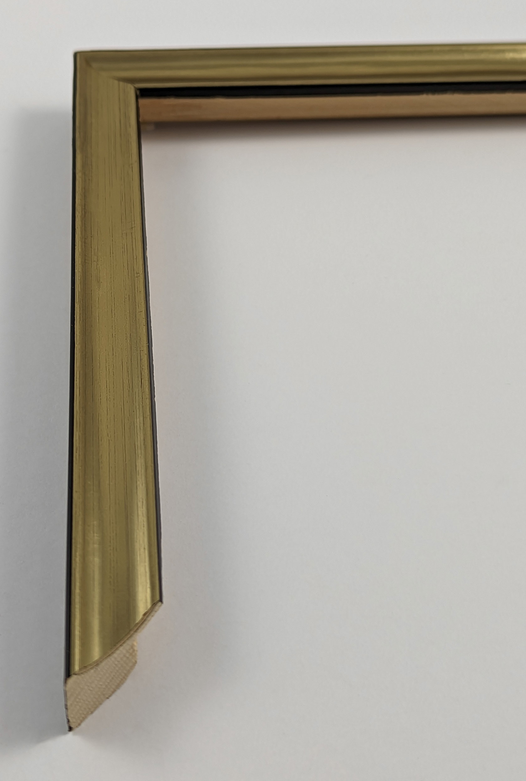 A717 - 18x18 - χρυσό απομίμηση σφυρήλατου μετάλλου, ξύλο πεύκο