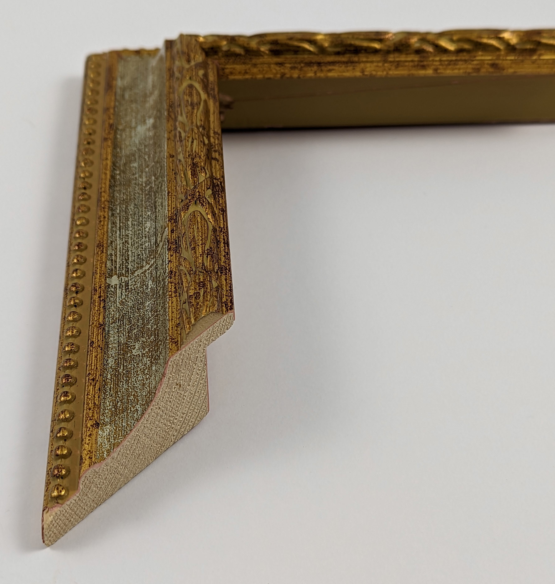 A35 - 45x37 - χρυσό avorio, ξύλο πεύκο