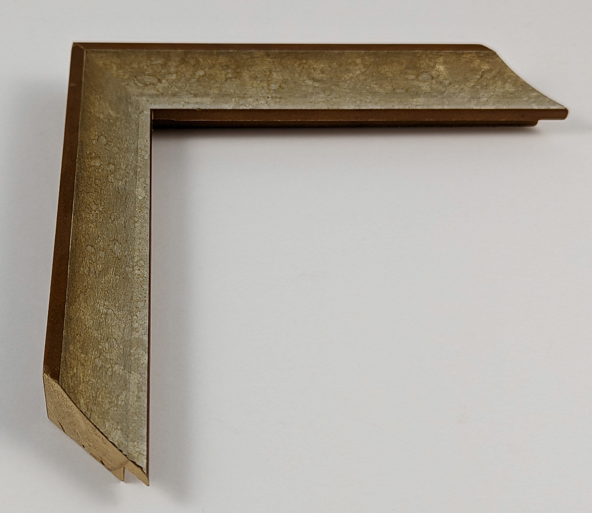 2505 - 30x22 - ασημί με καρυδί, ξύλο αγιούζ