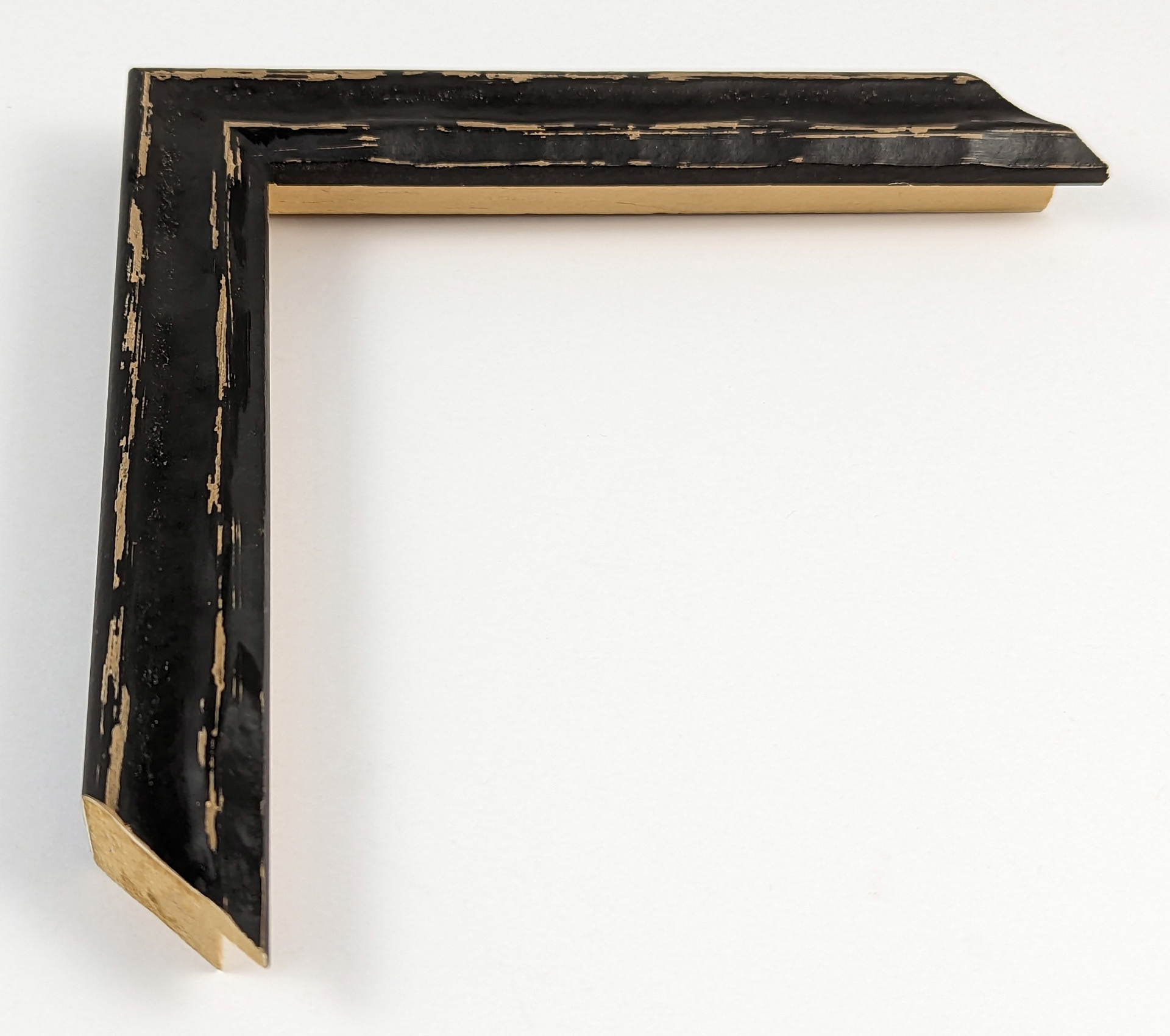 2689 - 25x20 - μαύρο καφέ αντικέ, ξύλο αγιούζ