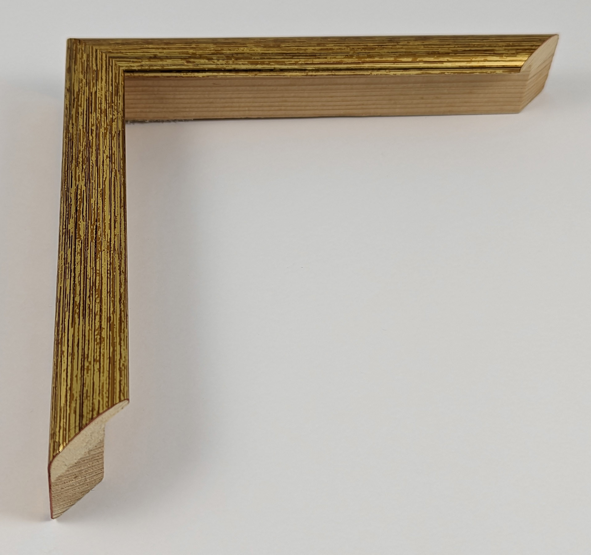 A3108 - 21x31 - κουτί χρυσό, ξύλο πεύκο