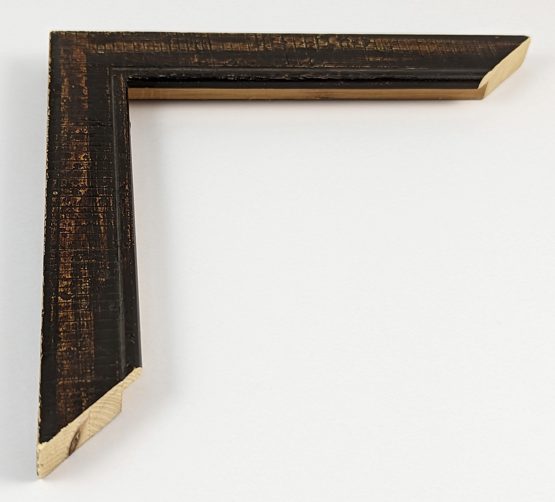 2491 - 30x15 - μαύρη παλαιωμένη, ξύλο πεύκο