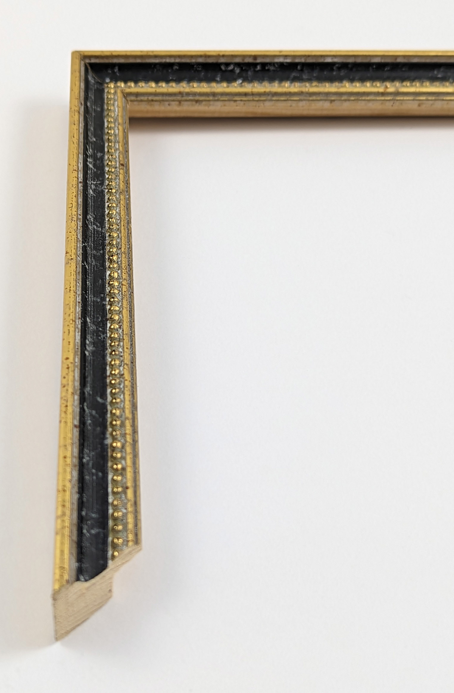 A569 - 17x17 - χρυσό με μαύρο, ξύλο αγιούζ