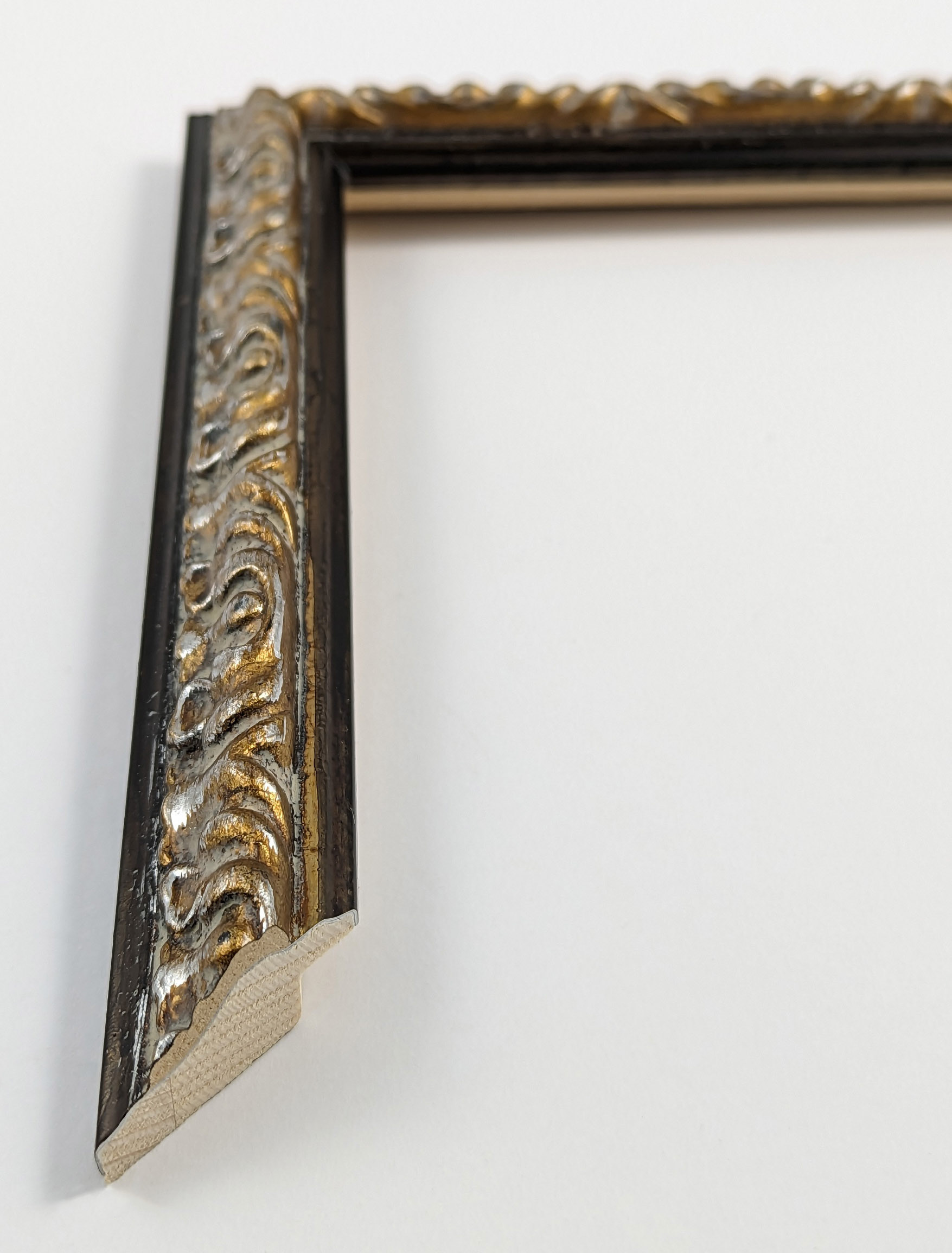 A4063 - 27x21 - φύλλο ασημιού, ξύλο πεύκο