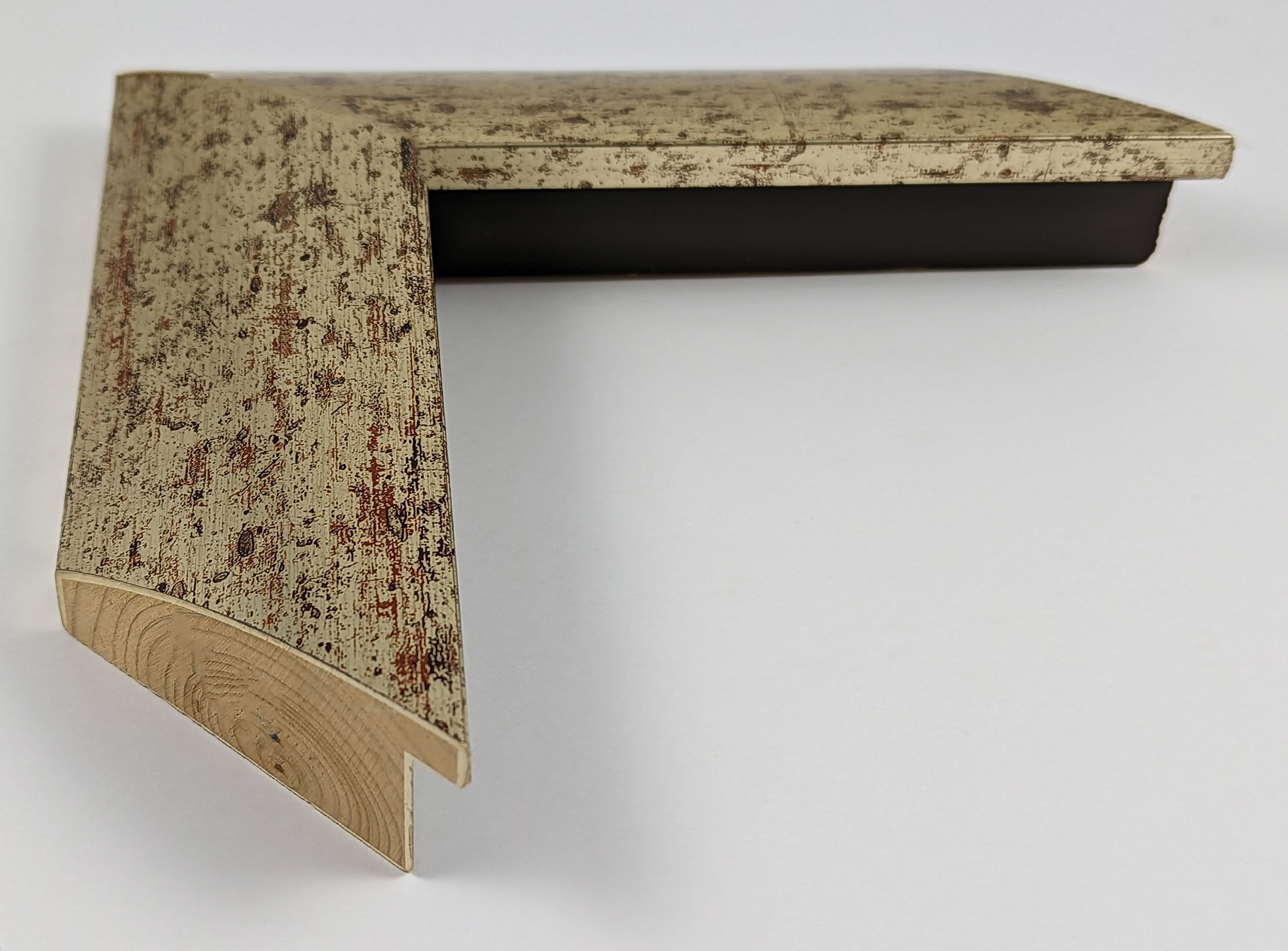 K8 - 63x35 - ασημί αντικέ, ξύλο εκτός ΕΕ δίχως σαράκι