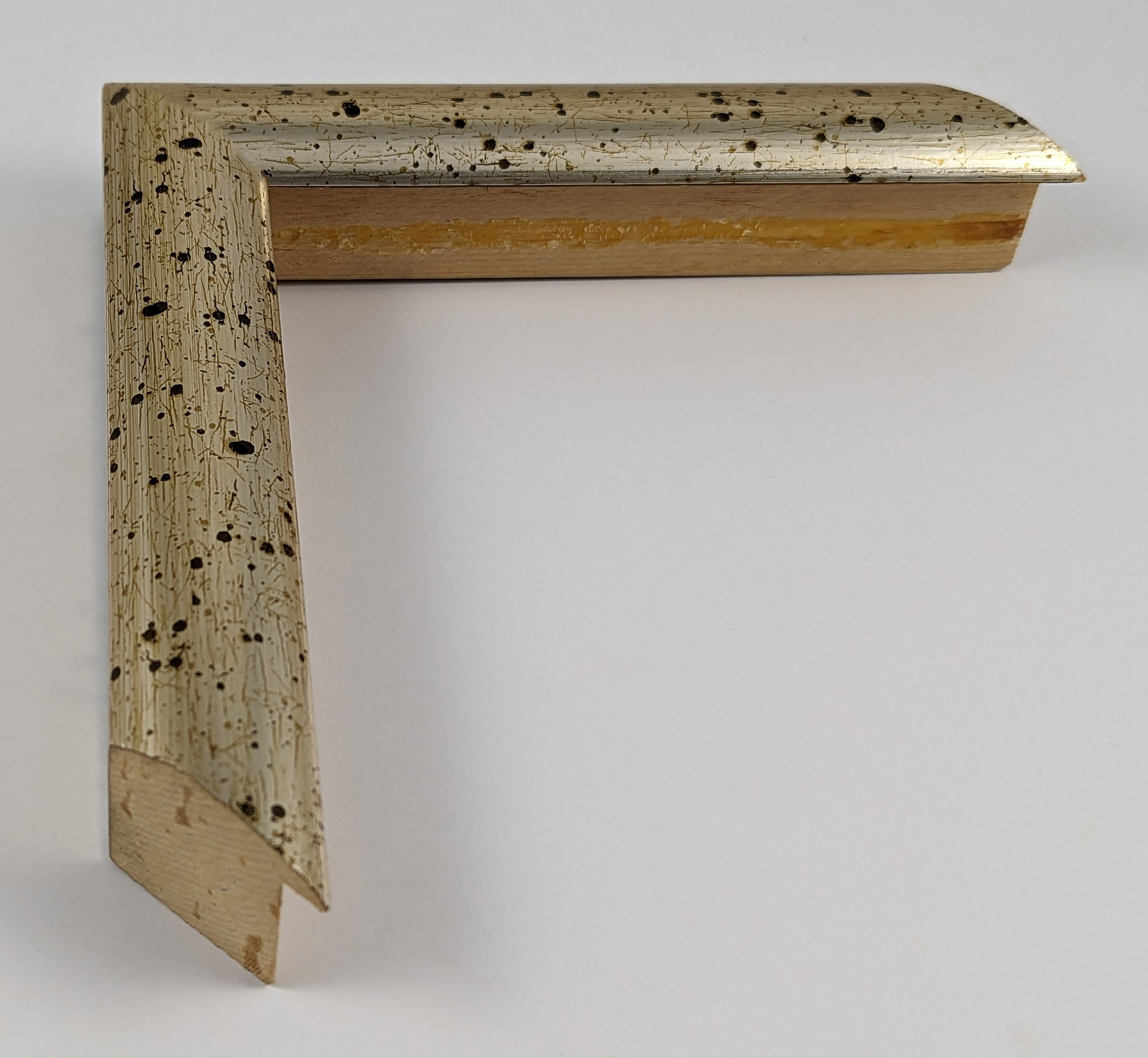 768 - 30x35 - ασημί αντικέ, ξύλο πεύκο