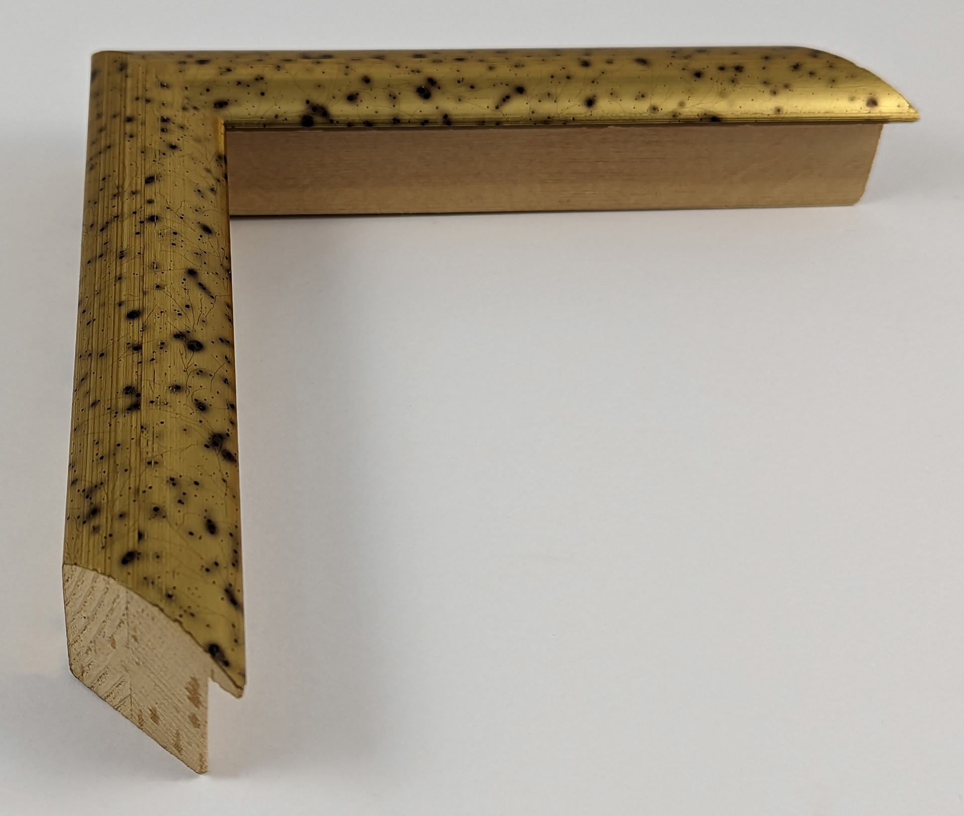 767 - 30x35 - χρυσό μαύρο, ξύλο πεύκο