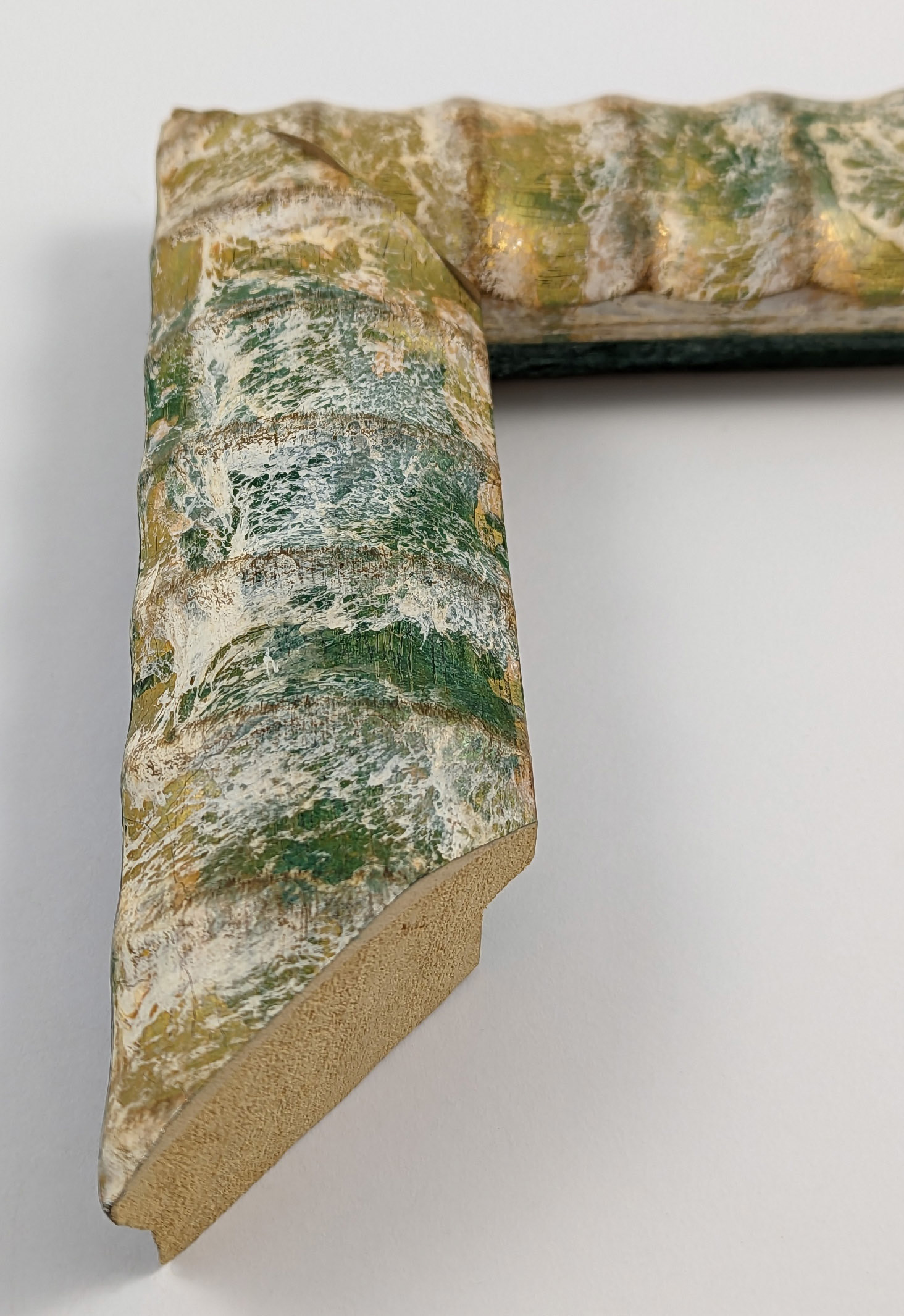 506 - 50x50 - φύλλο χρυσού, ξύλο αγιούζ