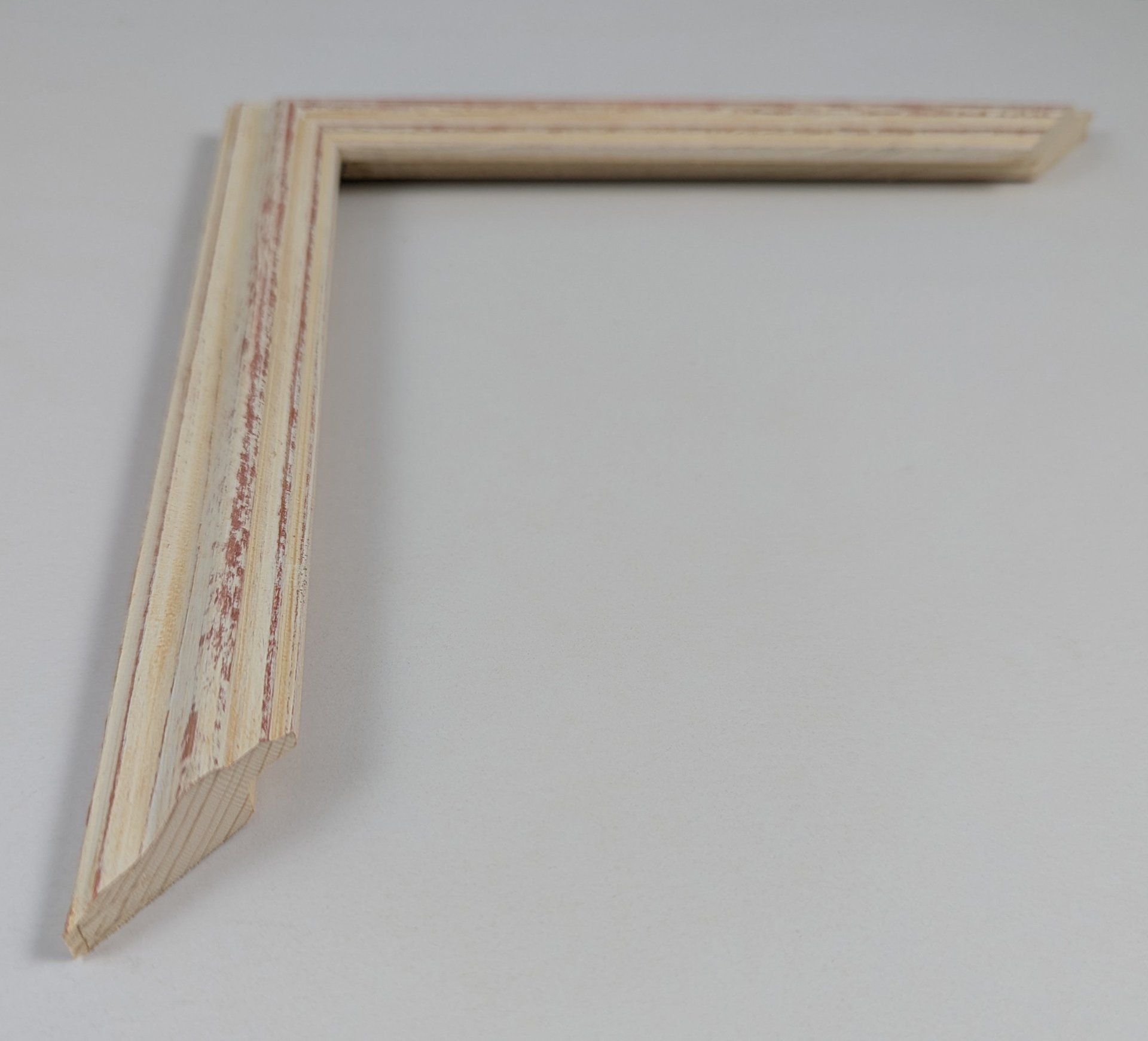 A5250 - 25x15 - ντεκαπέ λευκό - κόκκινο, ξύλο πεύκο