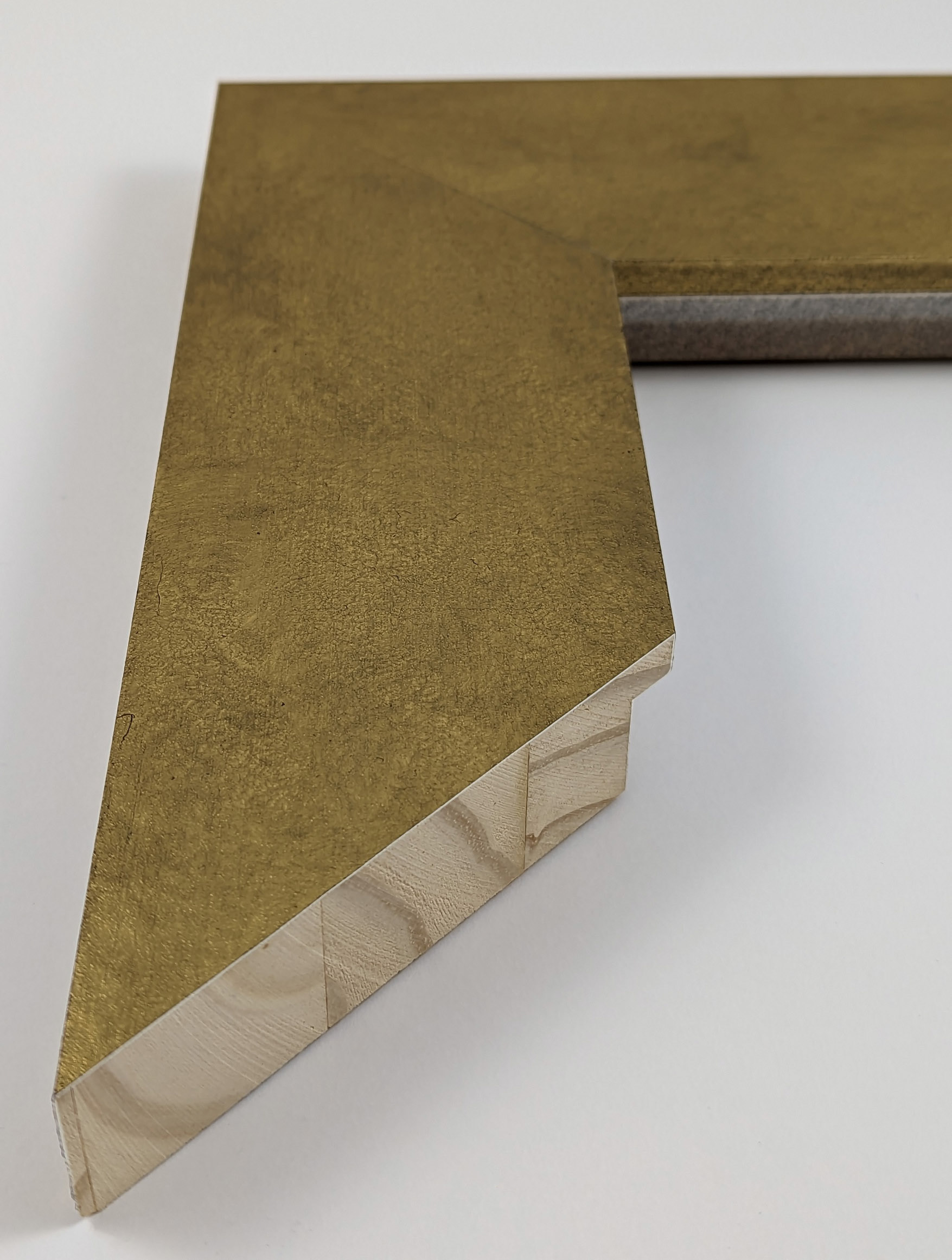 A2100 - 90x30 - φύλλο χρυσού, ξύλο πεύκο