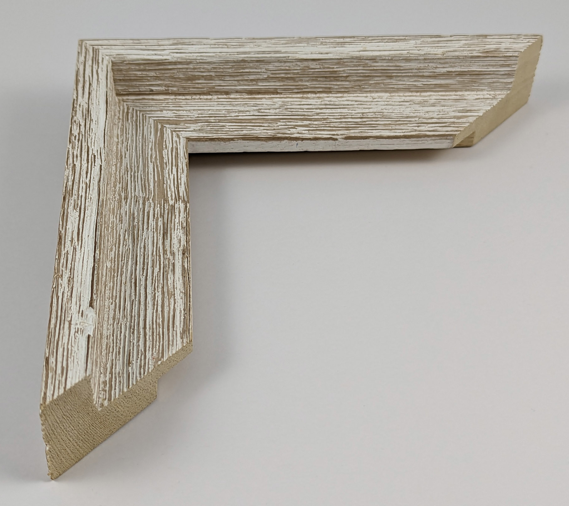 A59 - 45x35 - αντικέ ξυσμένη λευκή σκοτία, ξύλο εκτός ΕΕ δίχως σαράκι