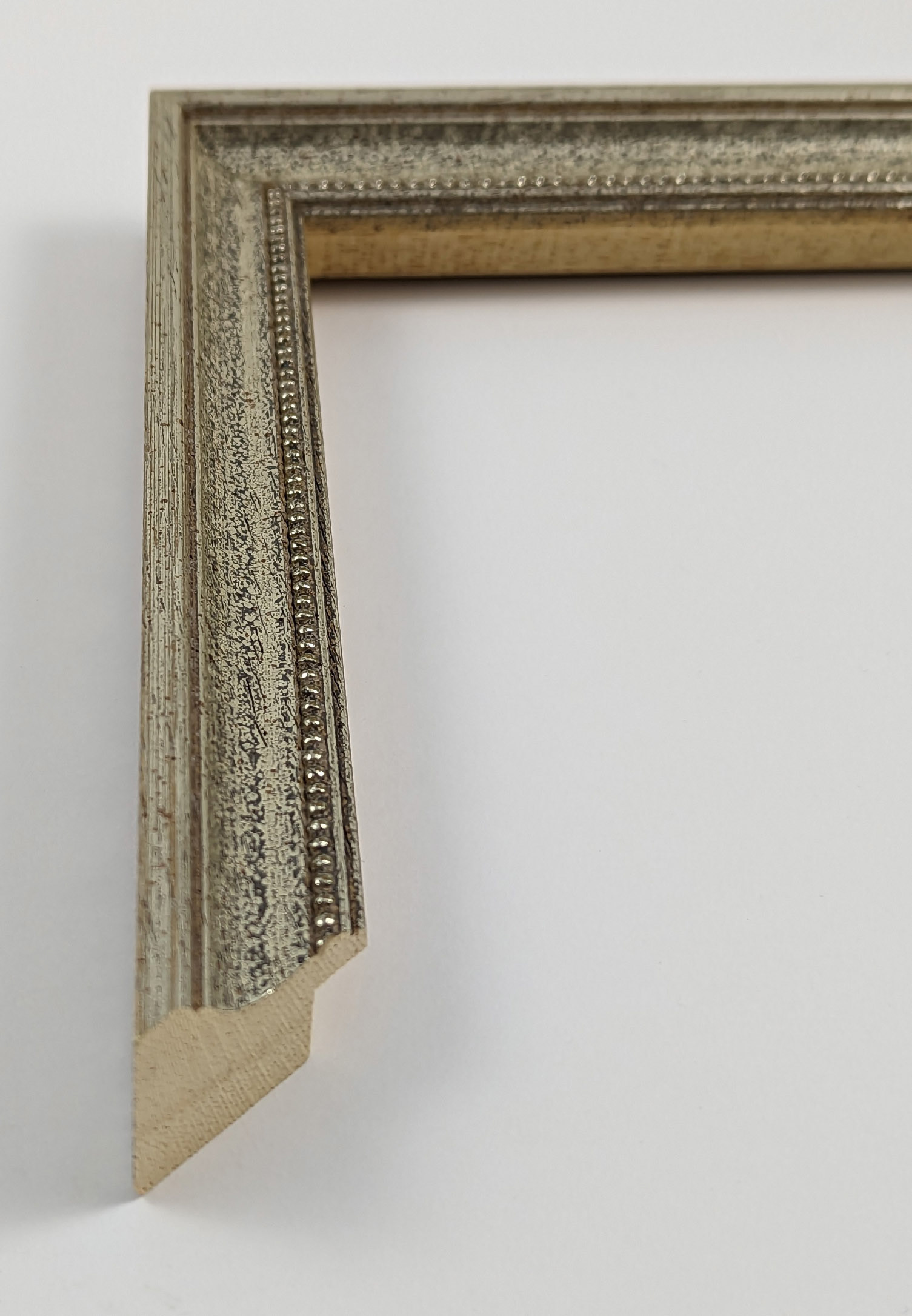 A466 - 25x25 - ασημί, ξύλο αγιούζ