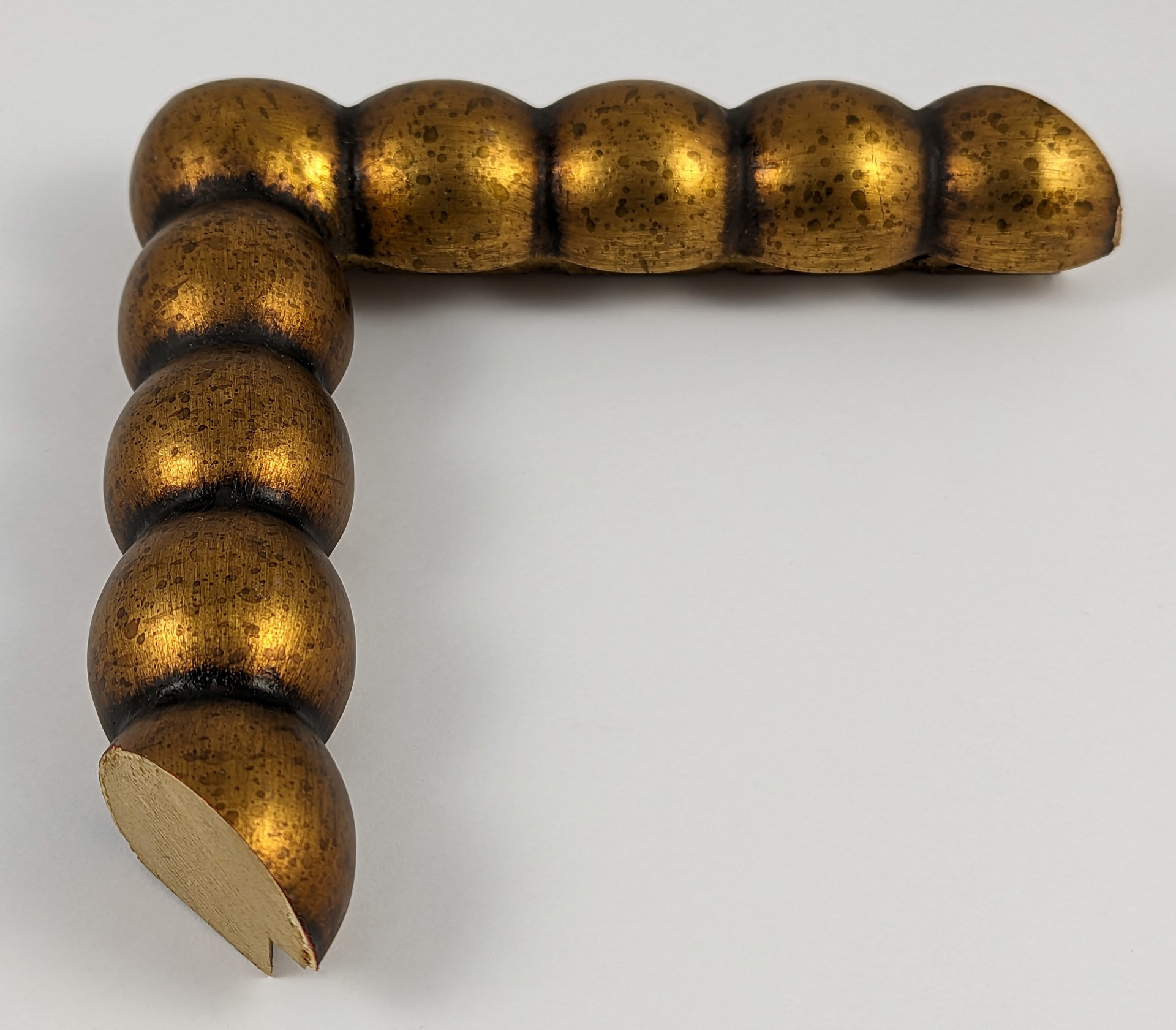 2331 - 40x33 - φύλλο χρυσού μπίλιες, ξύλο εκτός ΕΕ δίχως σαράκι