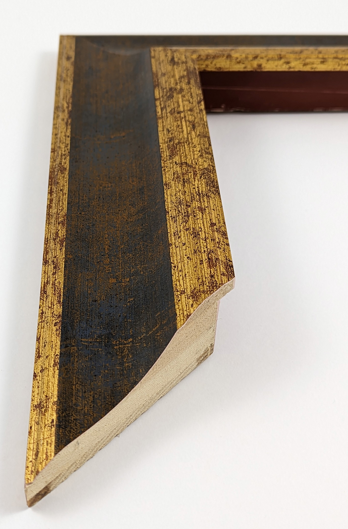 A616 - 70x32 - χρυσό και μπλε, ξύλο πεύκο