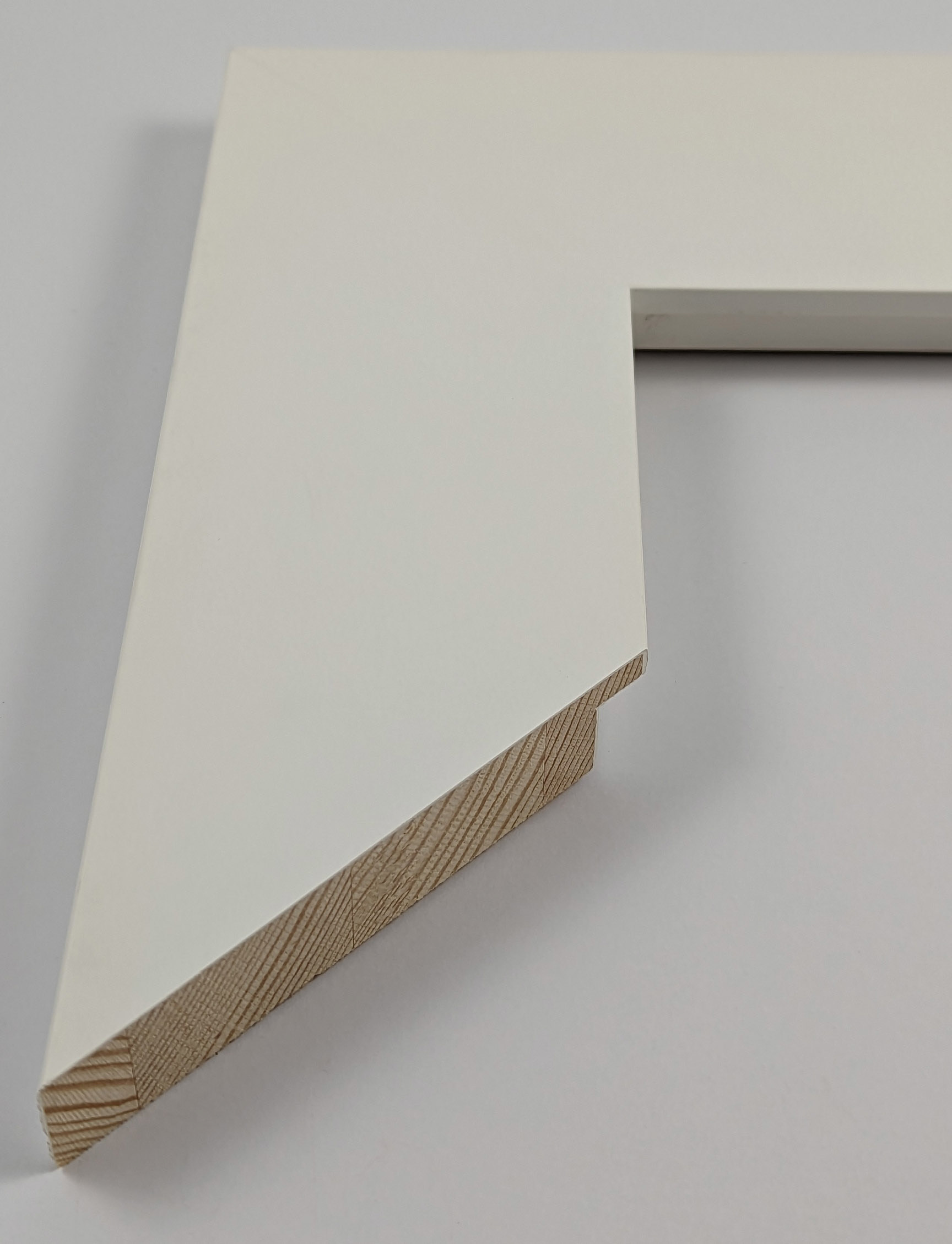 A4090 - 80x20 - λευκή λάκα, ξύλο πεύκο