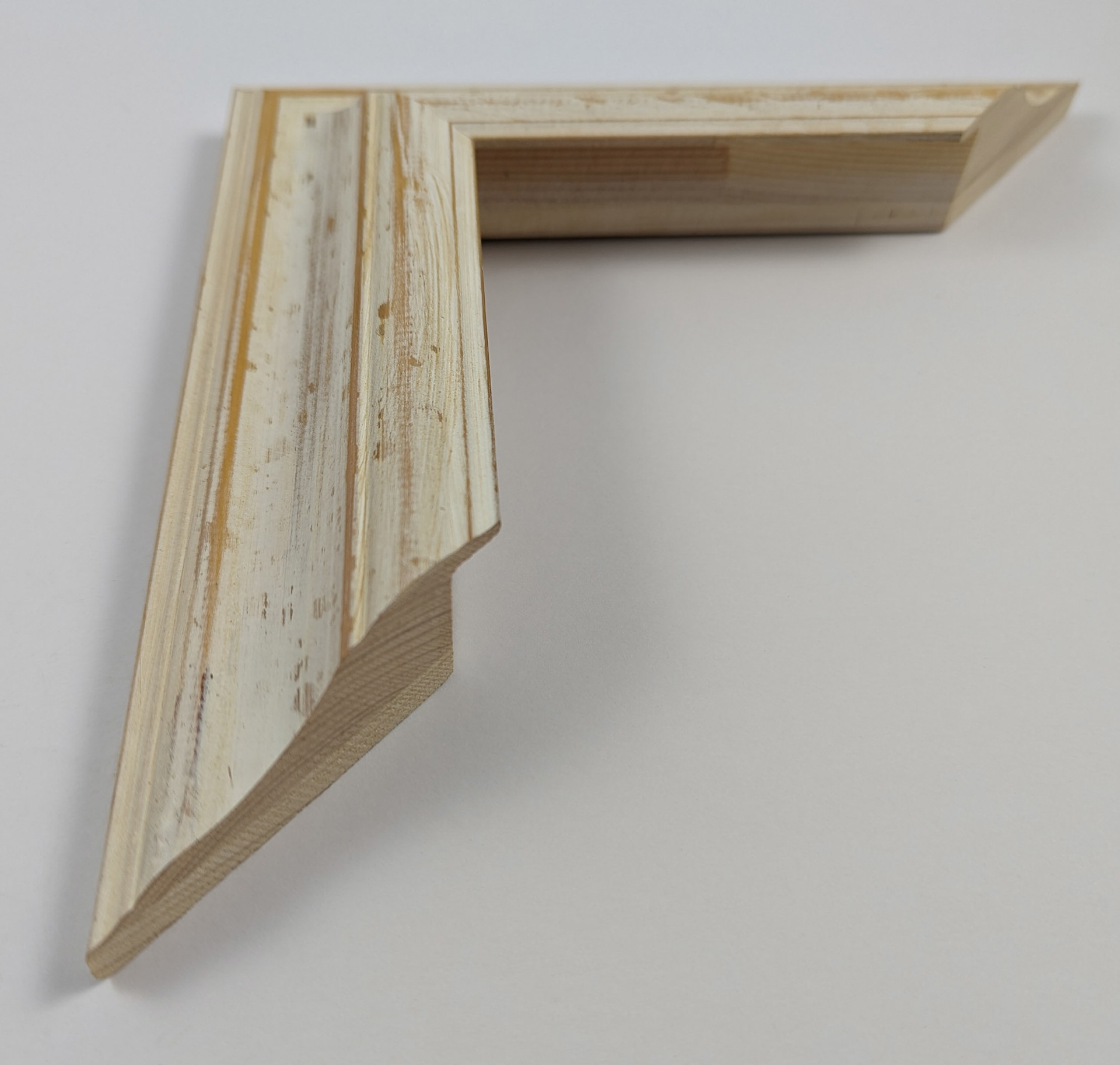 A3420 - 53x31 - ντεκαπέ λευκό με κόκκινο, ξύλο πεύκο