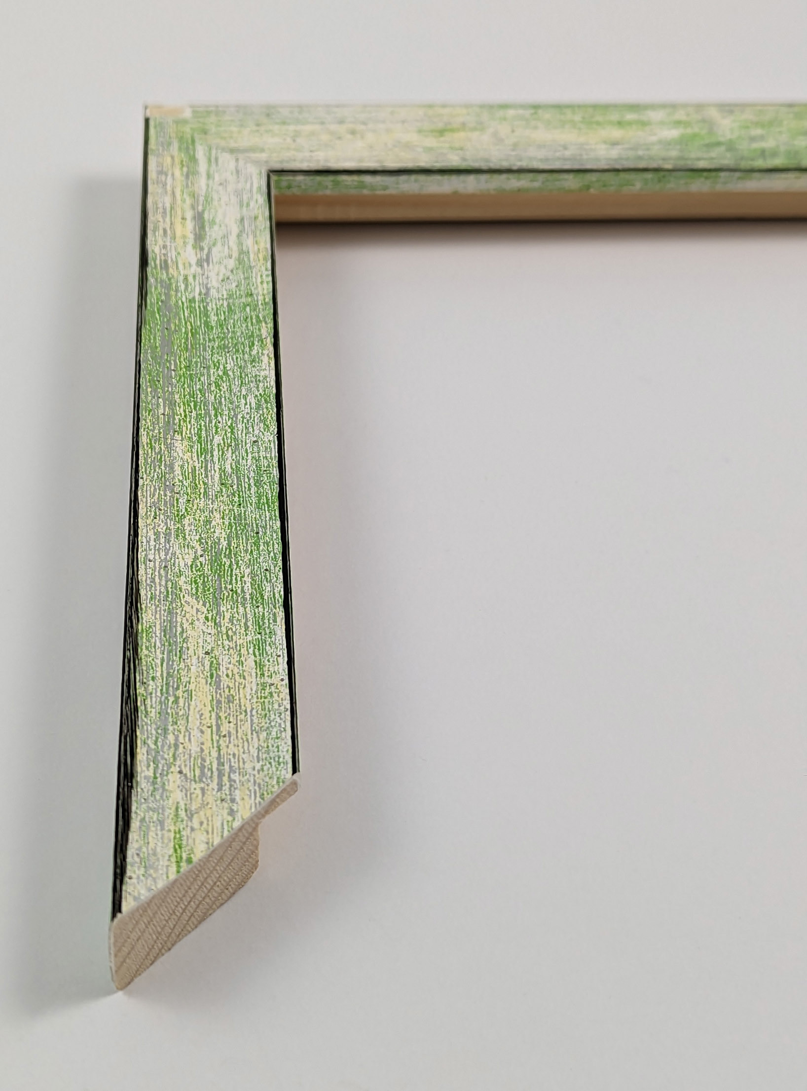 A3356 - 22x13 - πράσινο με λευκό, ξύλο πεύκο