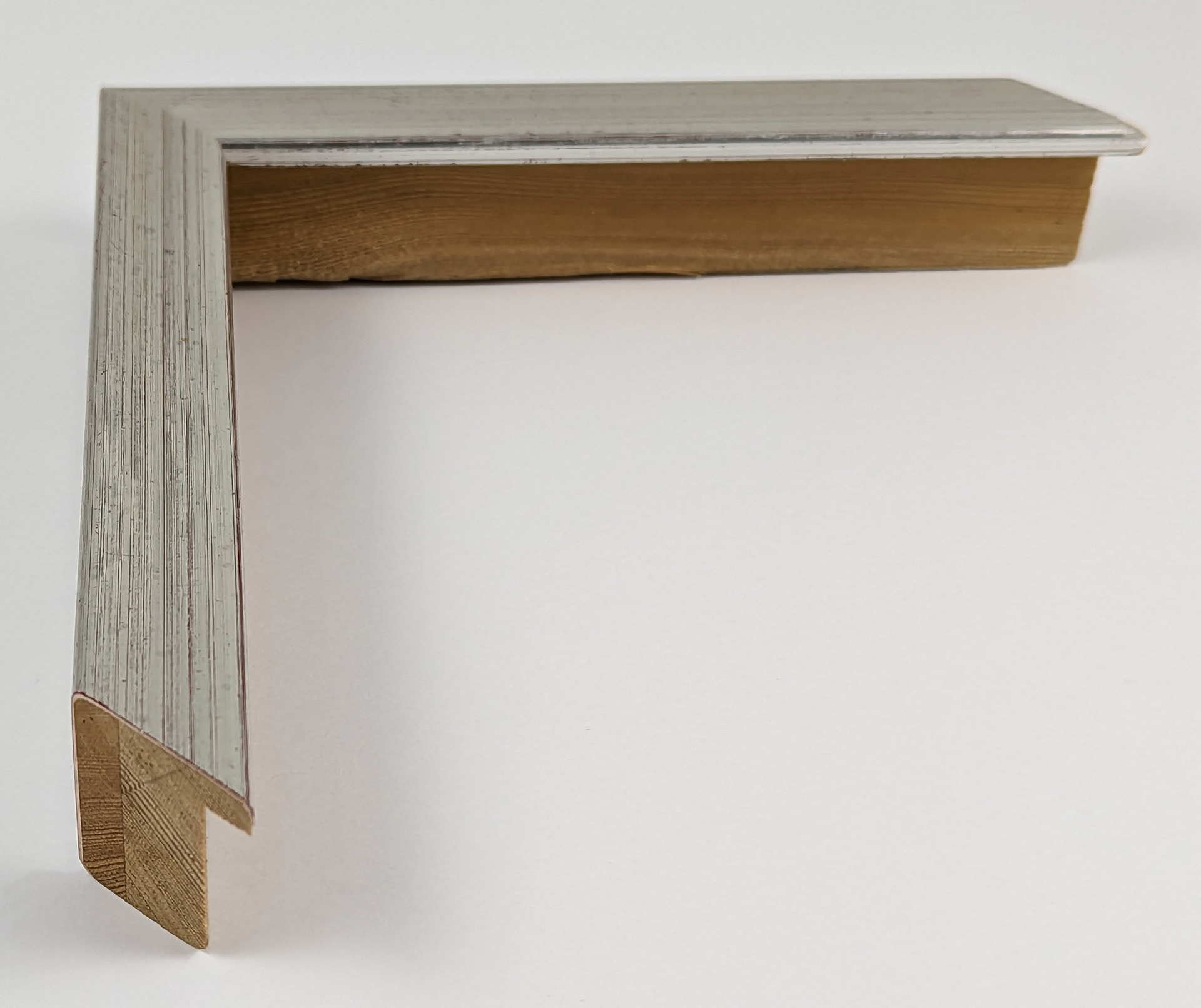 A311 - 24x35 - φύλλο ασημί κουτί, ξύλο πεύκο