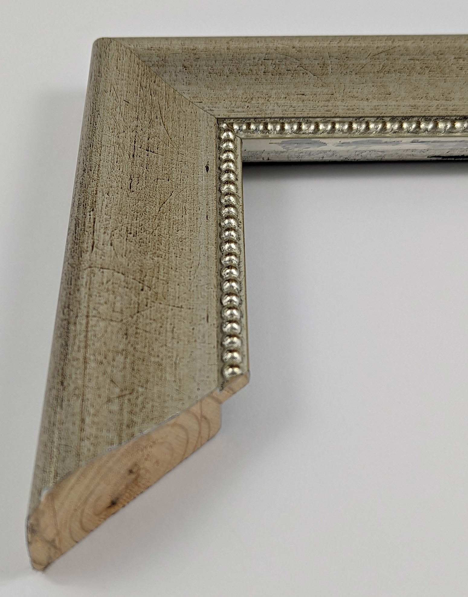 A4015 - 50x26 - φύλλο ασημιού, ξύλο πεύκο