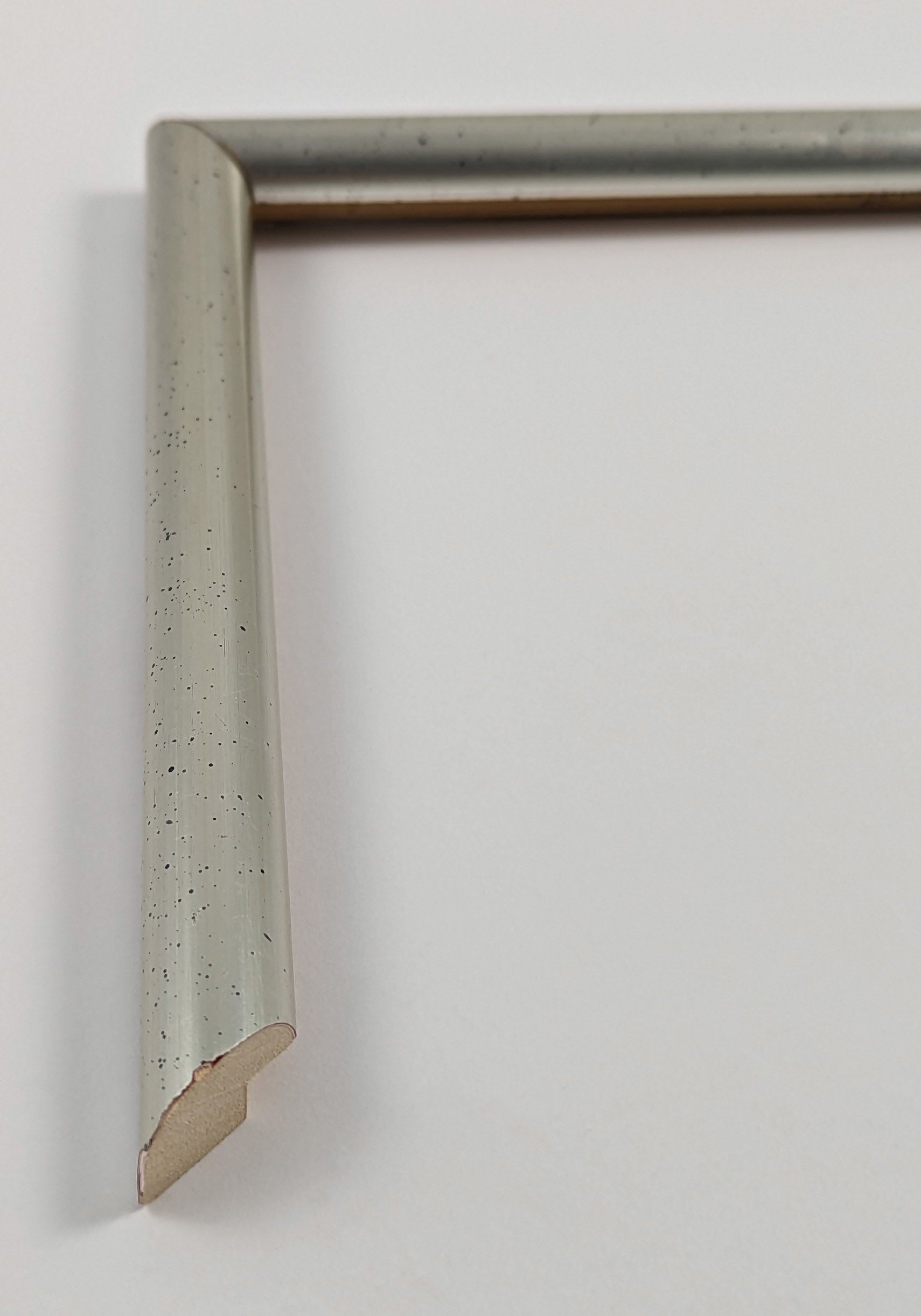 A873 - 17x15 - φύλλο ασημί, ξύλο πεύκο