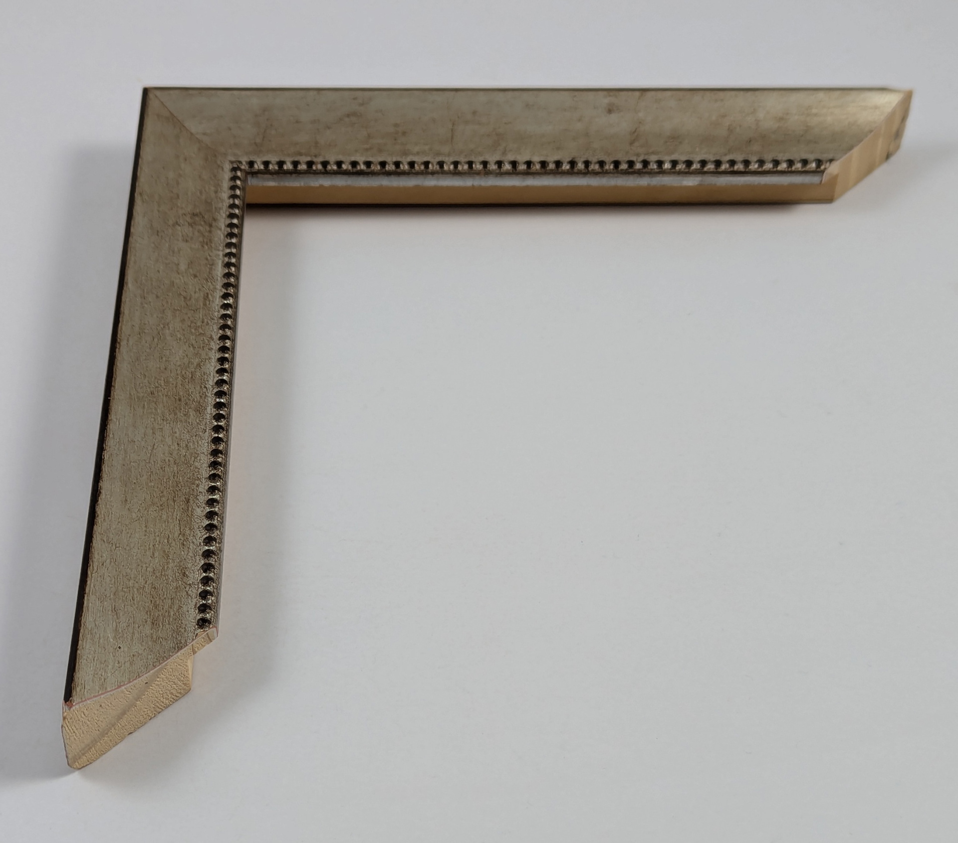 A650 - 28x22 - φύλλο ασημιού παλαιωμένο, ξύλο πεύκο