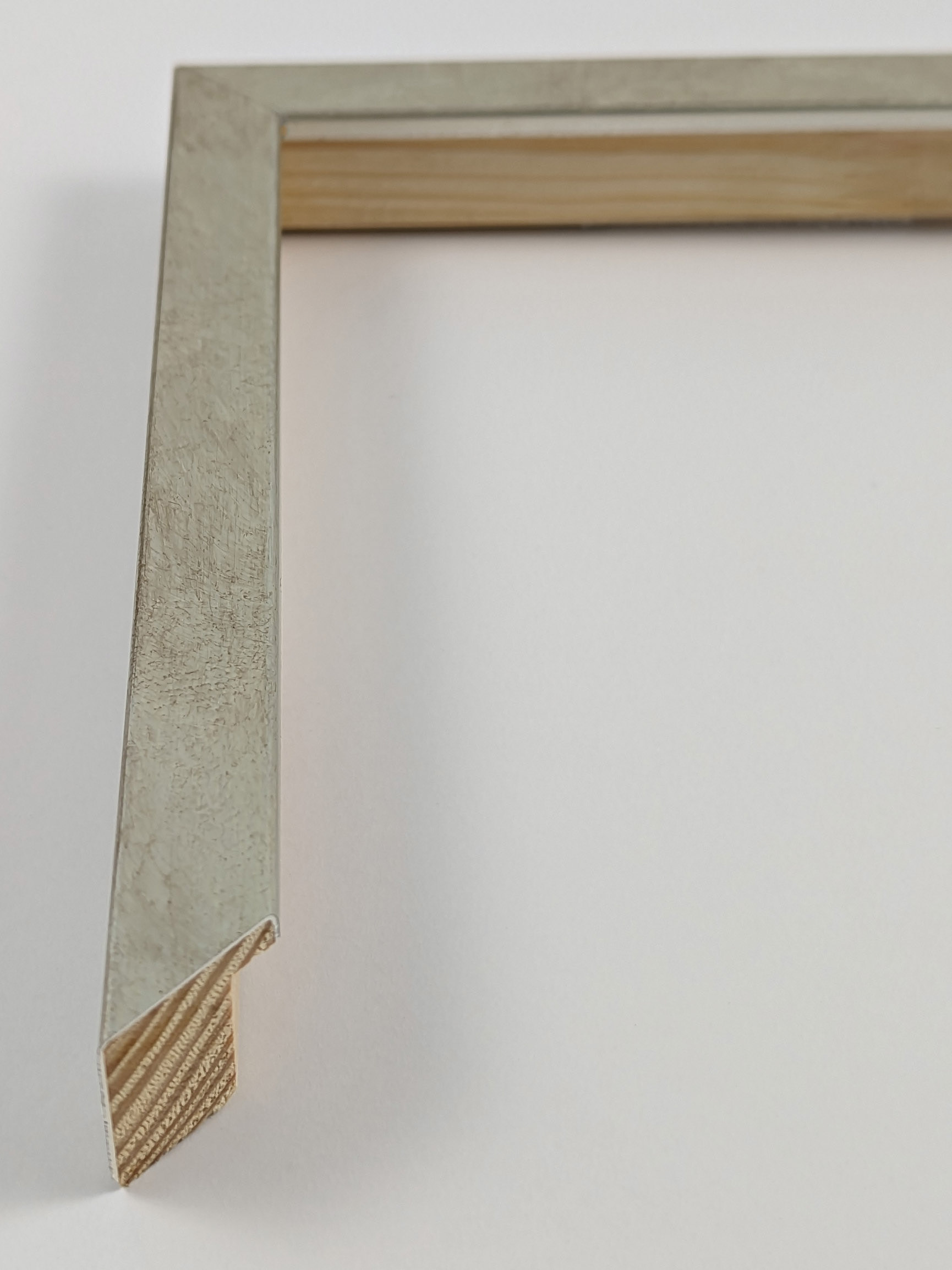 A5213 - 17x25 - φύλλο ασήμι, ξύλο πεύκο