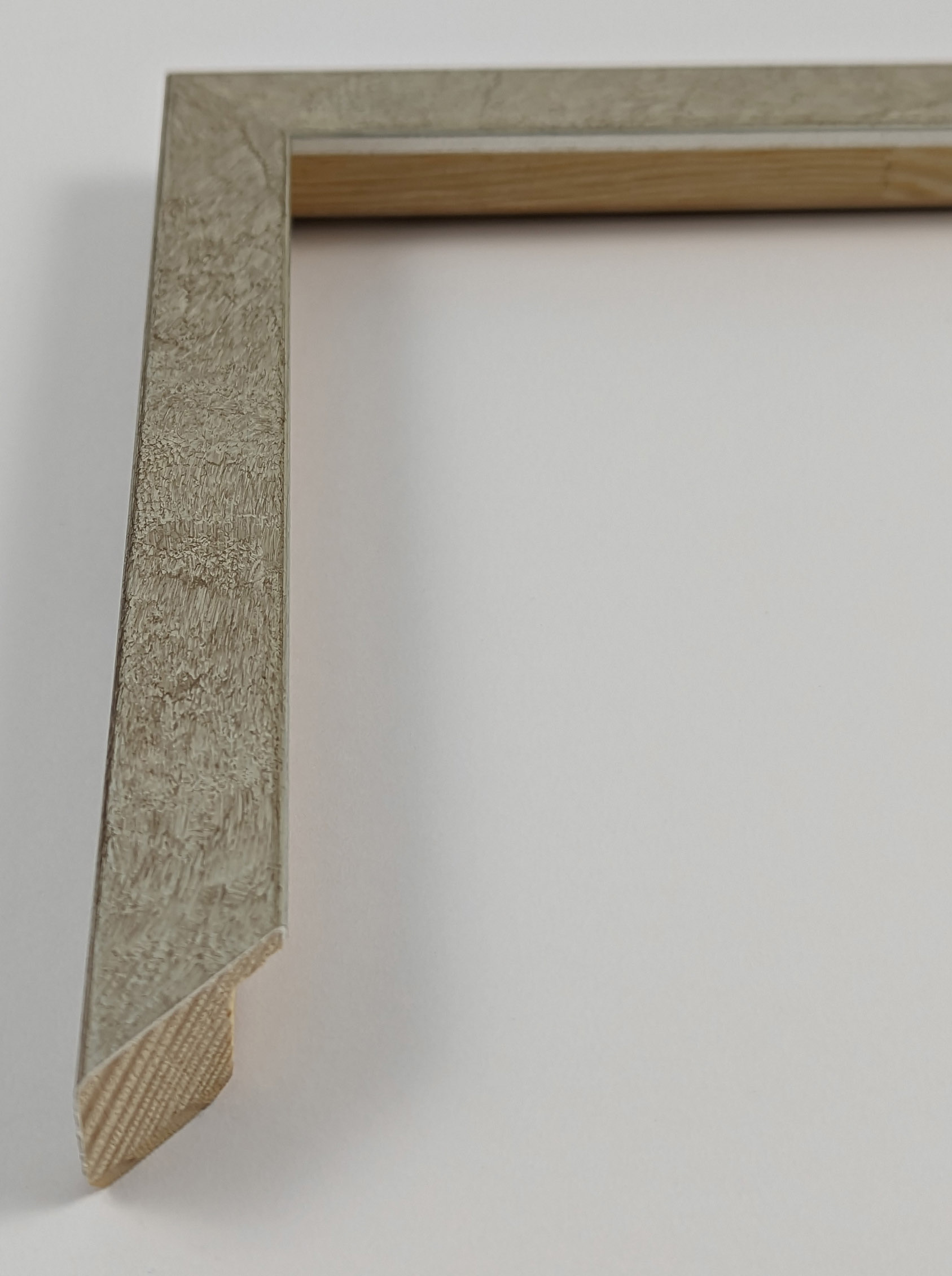 A3321 - 20x20 - φύλλο ασήμι, ξύλο πεύκο