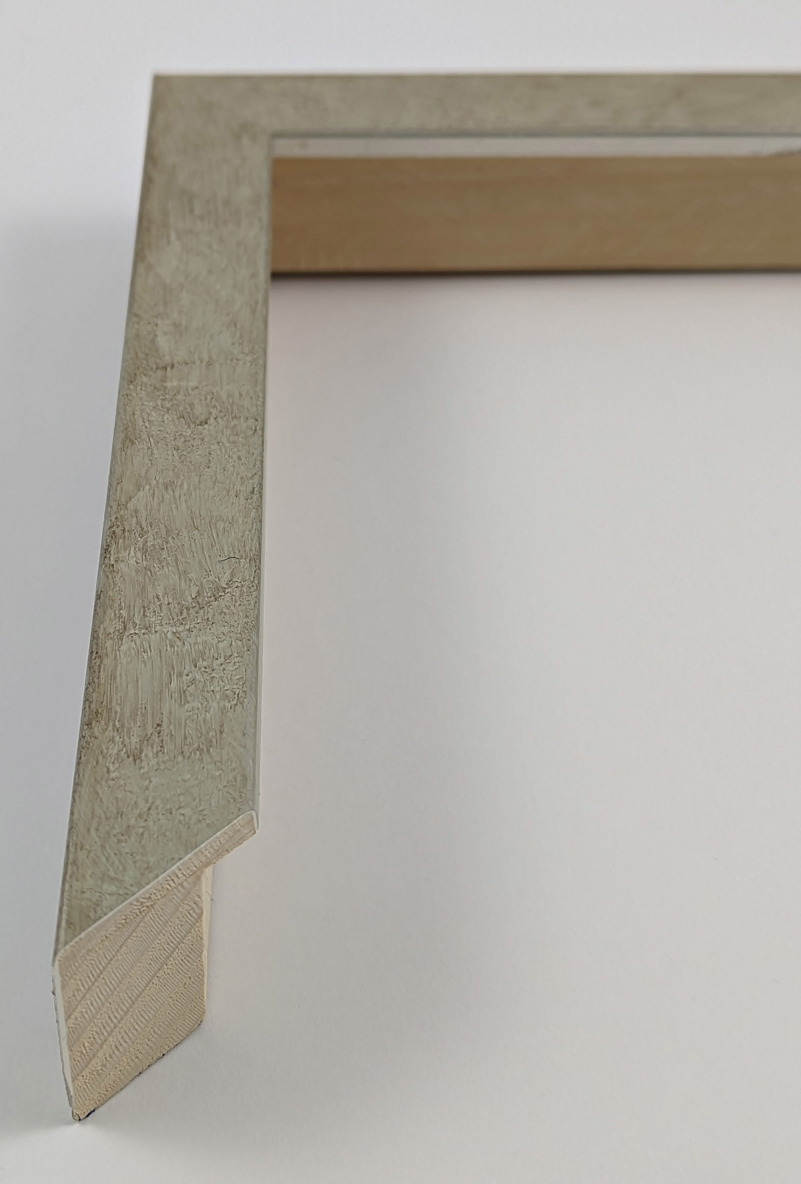 A3319 - 23x35 - φύλλο ασήμι, ξύλο πεύκο