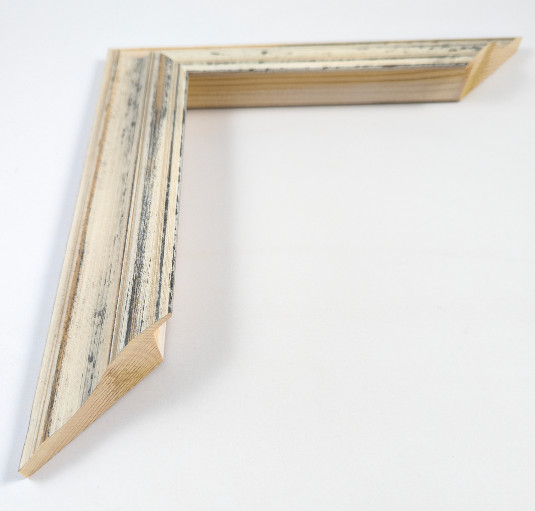 A5245 - 53x31 - ντεκαπέ λευκό - μαύρο, ξύλο πεύκο