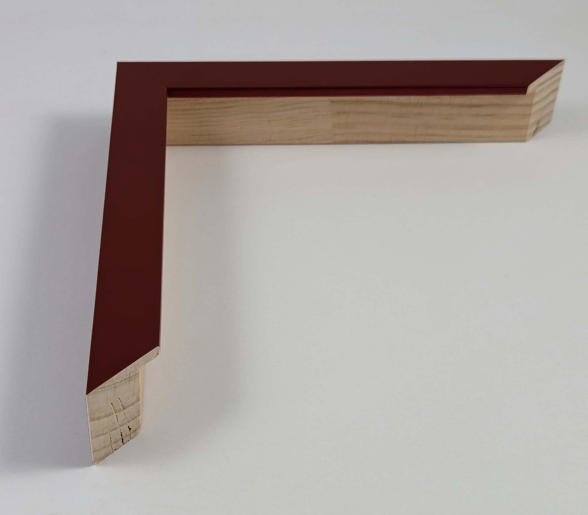 A5262 - 22x35 - κουτί μπορντό ματ, ξύλο πεύκο