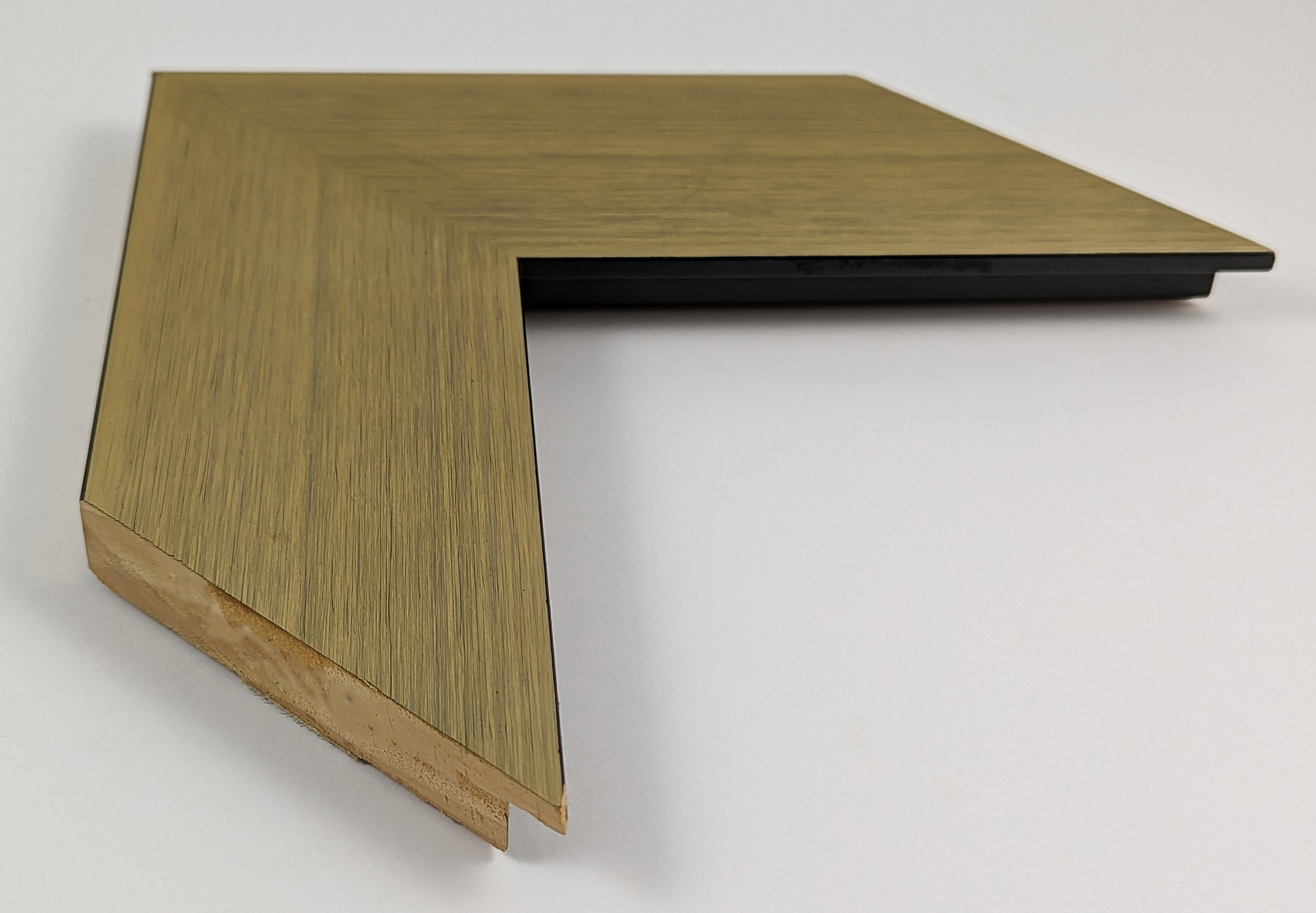 2040 - 75x18 - χρυσή πλάκα, ξύλο πεύκο