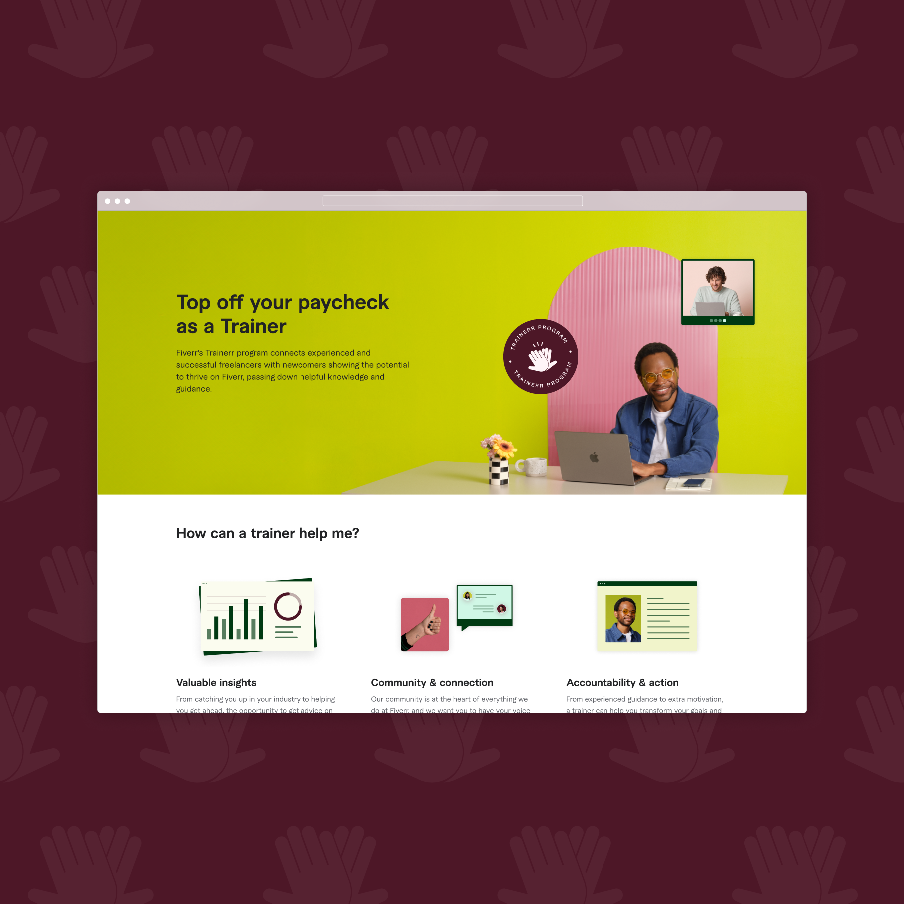 Trainerr - Landing Page