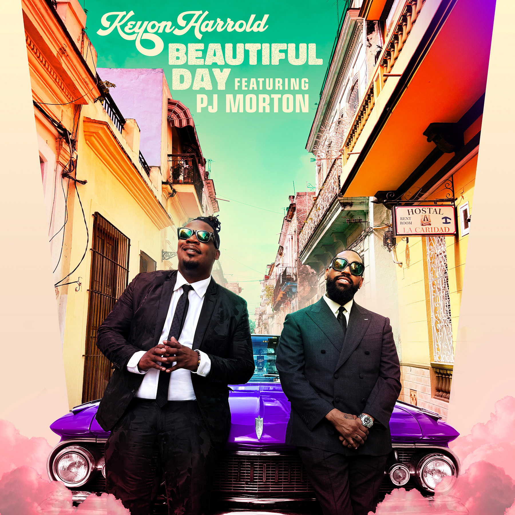 Single cover for "Beautiful Day" featuring PJ Morton