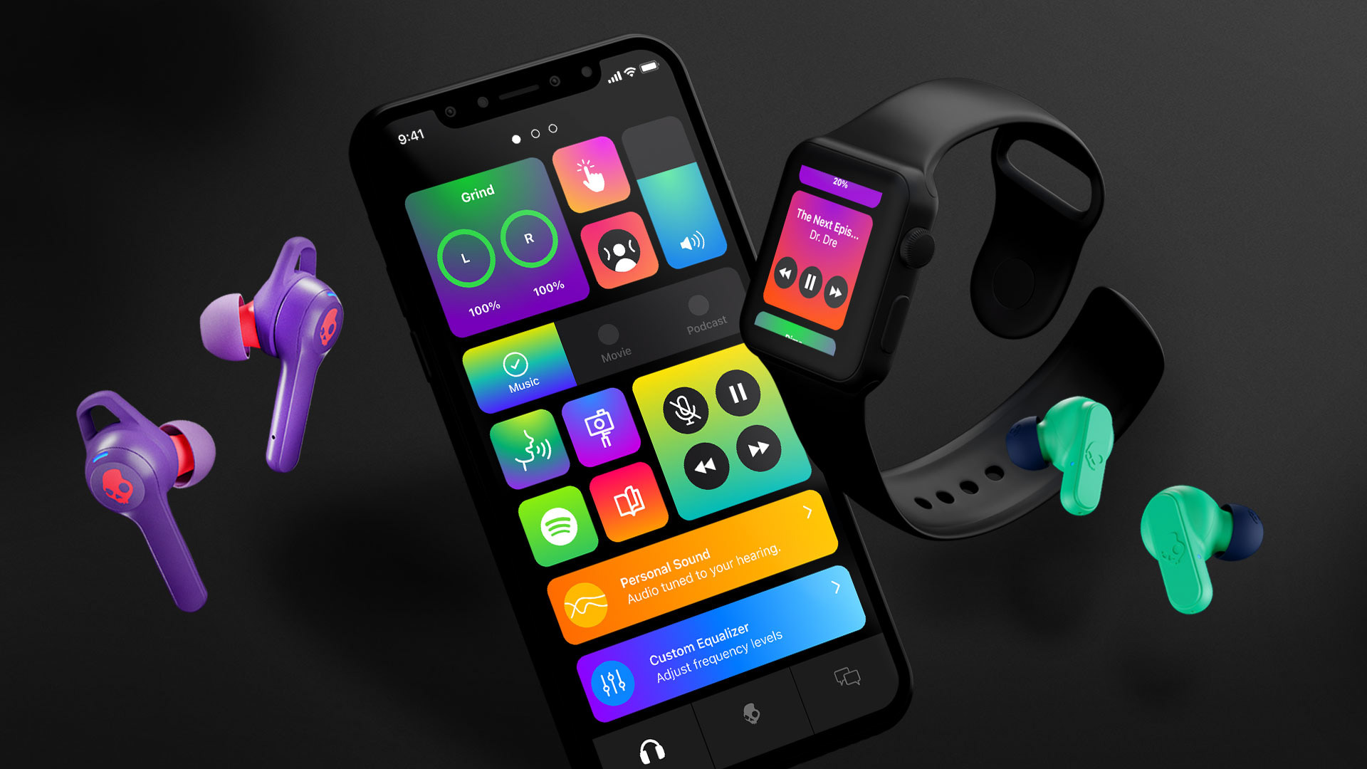 The Skullcandy app user guide to onboard a customer and trouble shoot technical difficulties. 