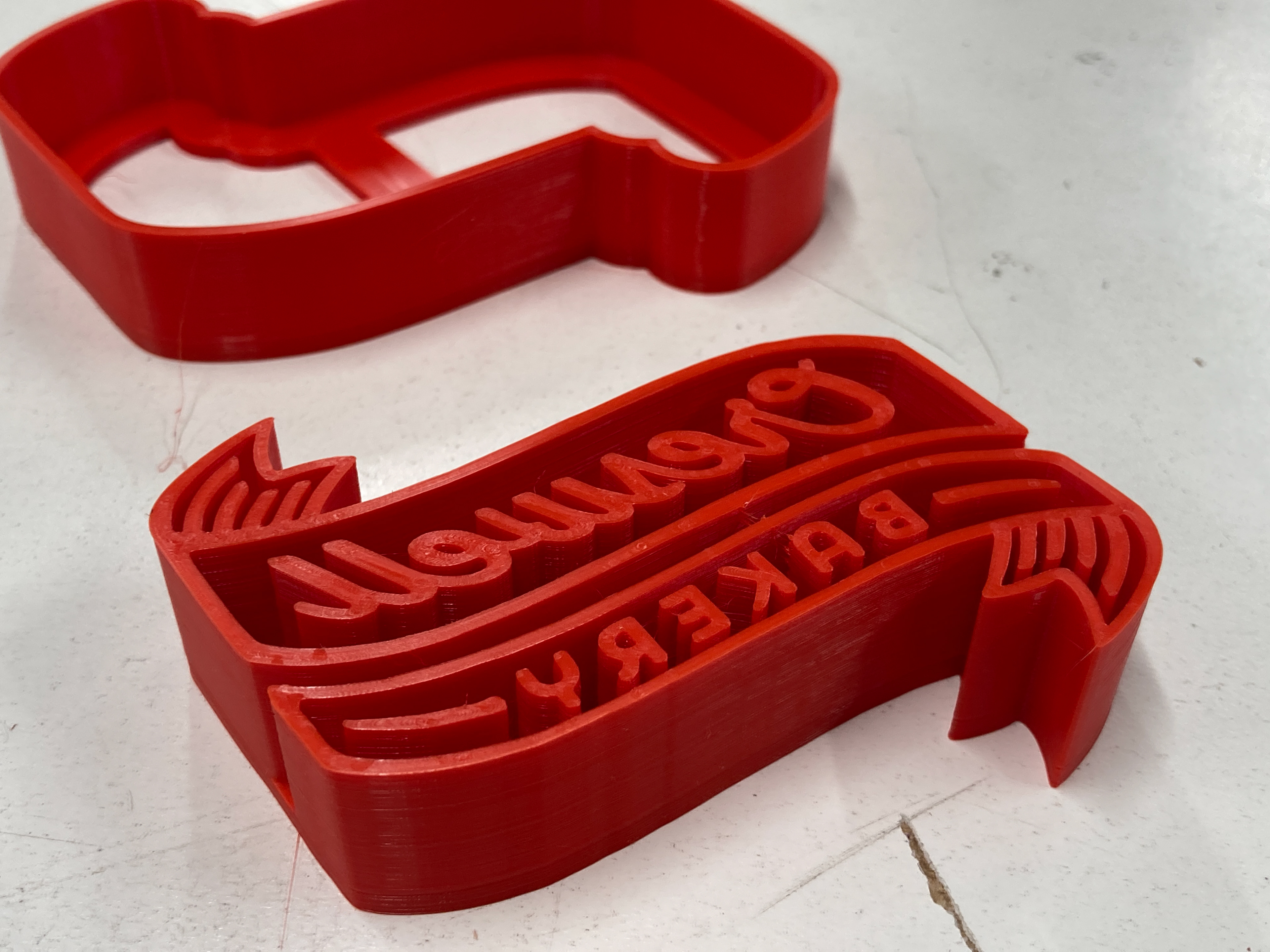 Ceramic makers mark stamp. Modeling+Printing