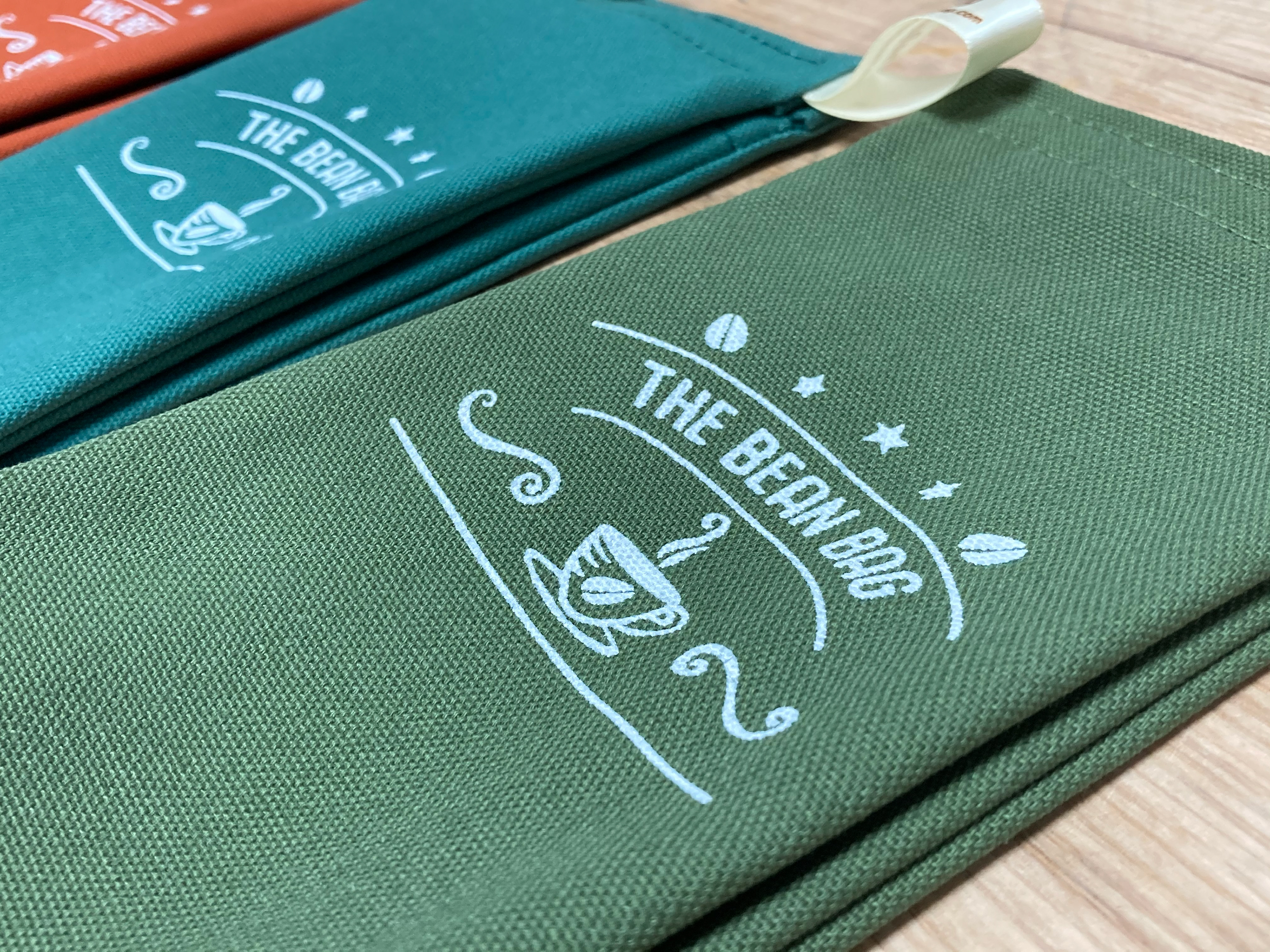 Reusable cotton coffee bags for local entrepreneur.