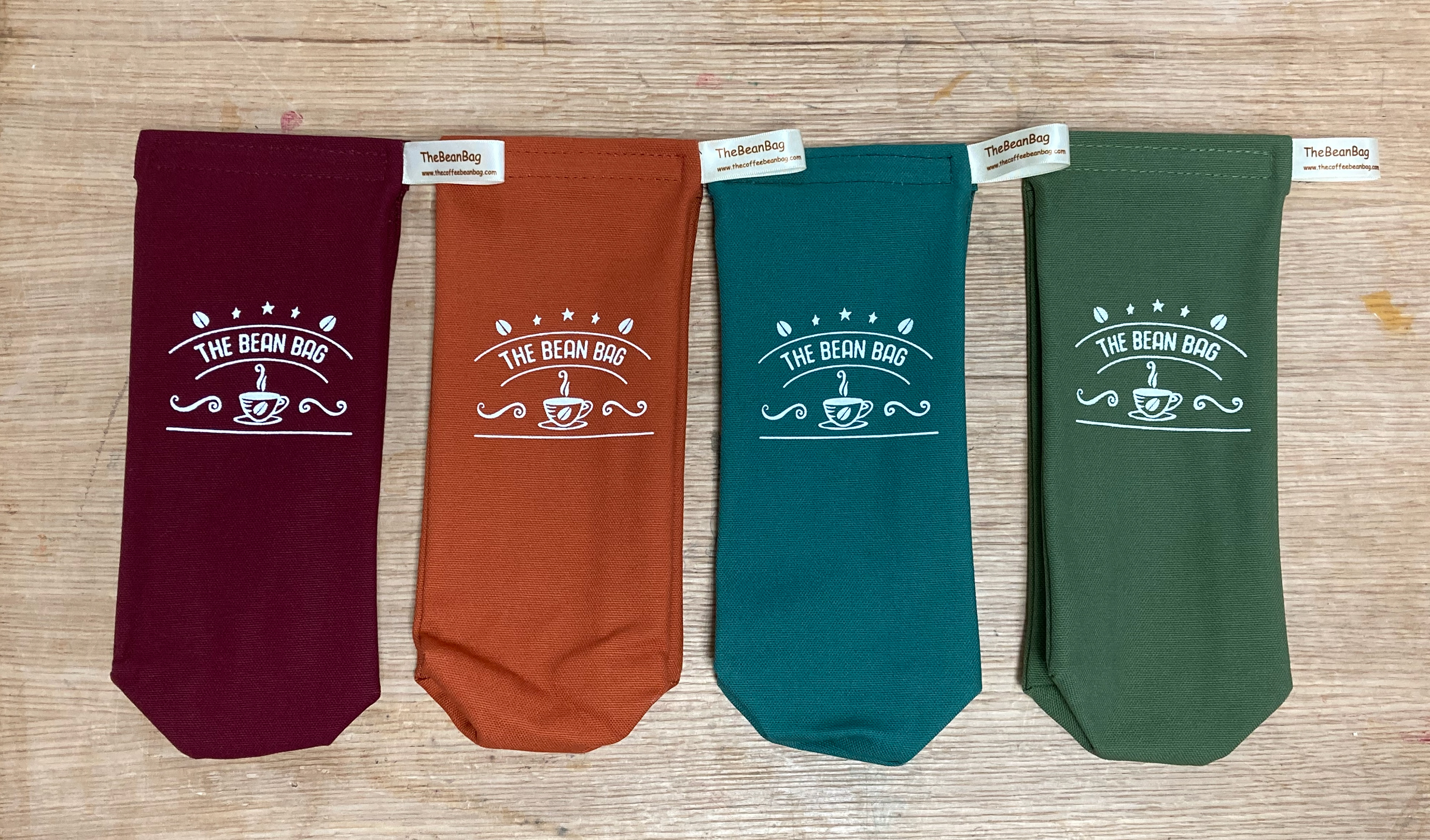 Reusable cotton coffee bags for local entrepreneur.