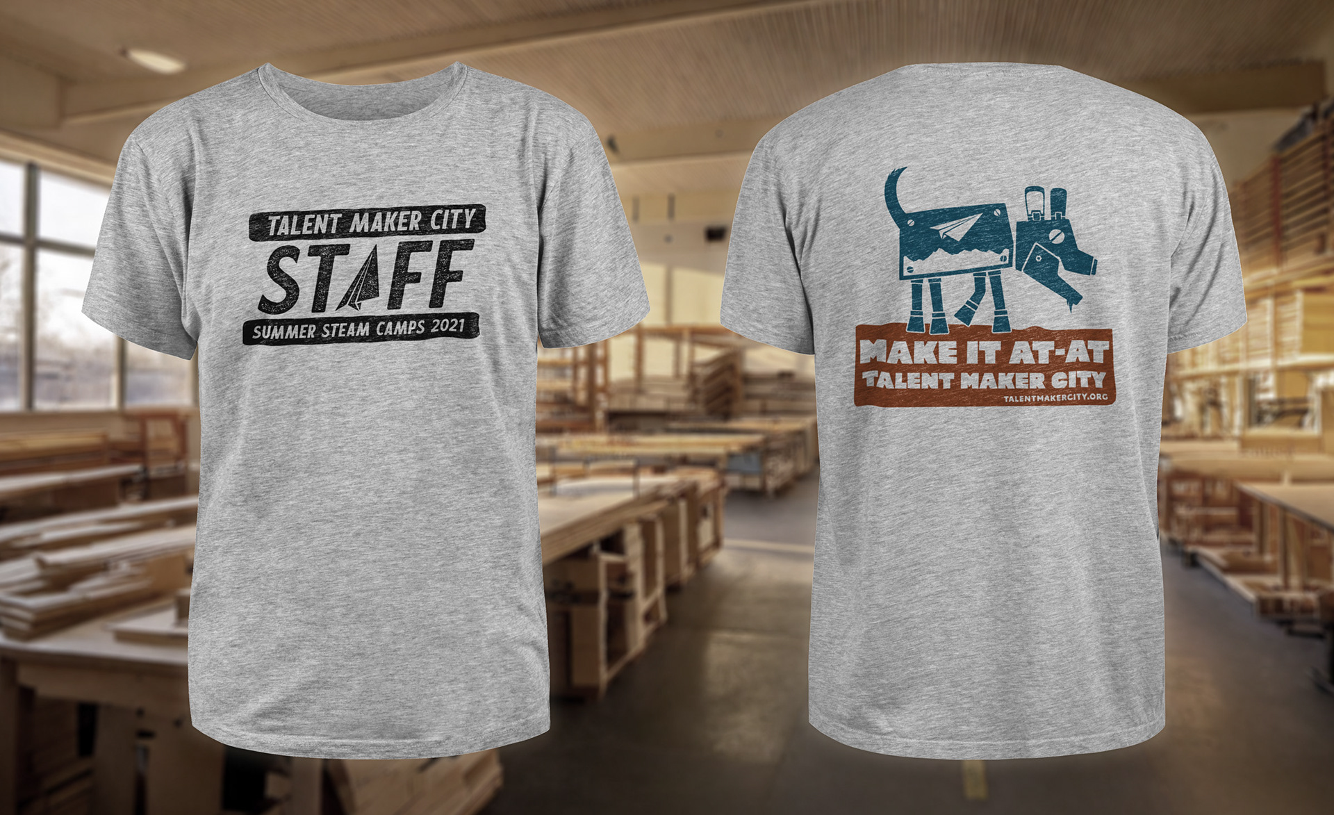 Staff shirts. Design+Print