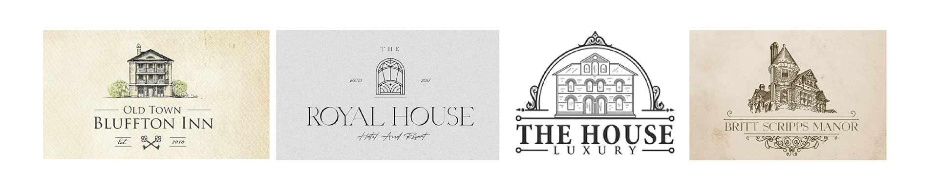 4 Logos that inspired the Forrester Funeral Home Logo