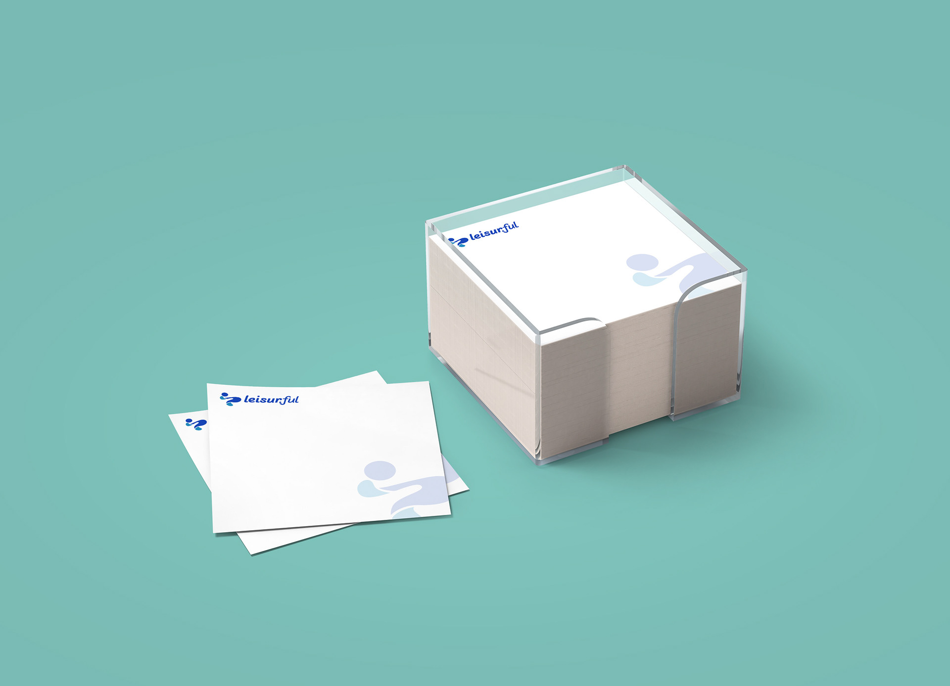 branded post-it design