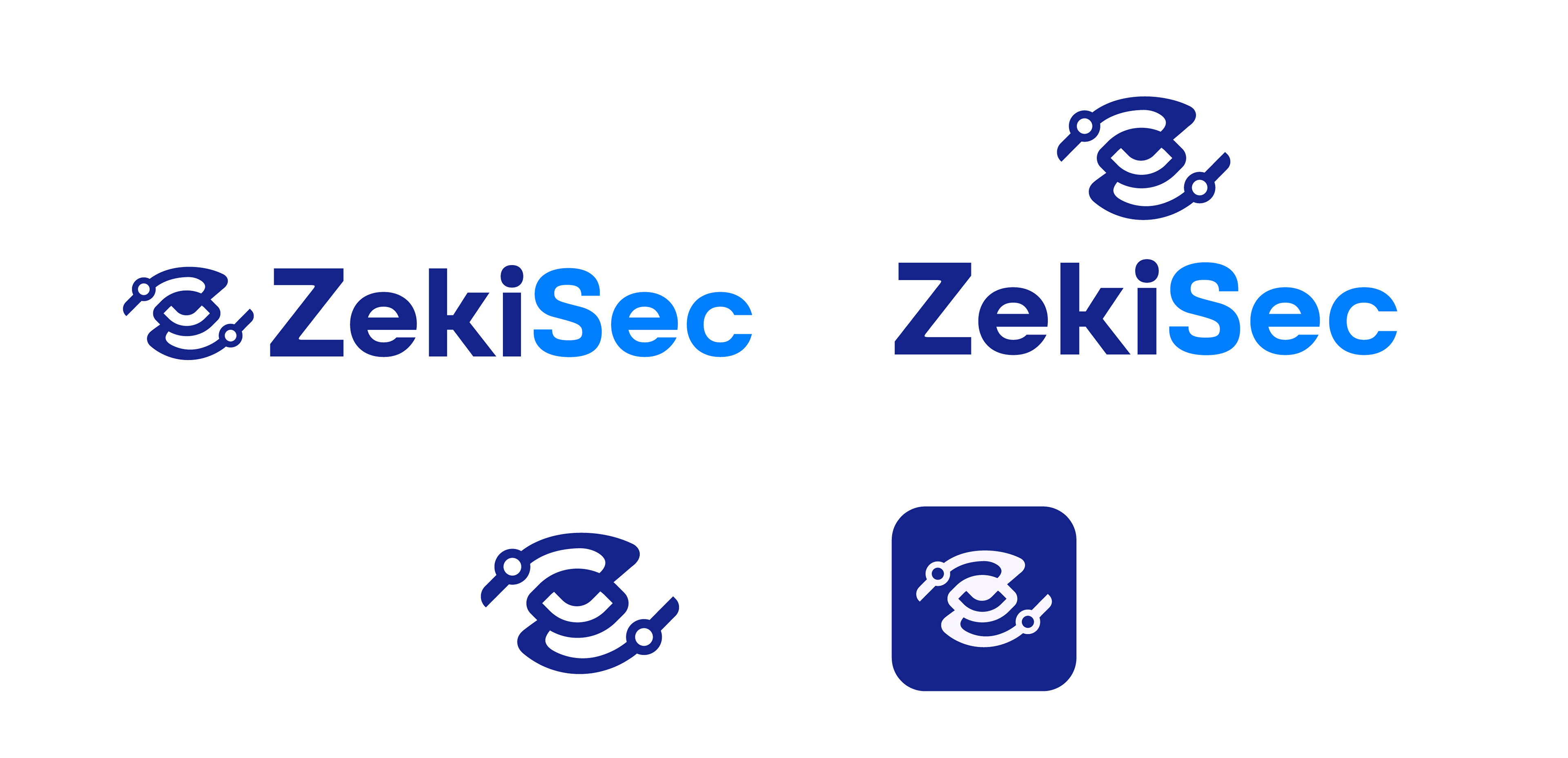 Horizontal and Vertical Logo Design, Below is Logomark and App Icon