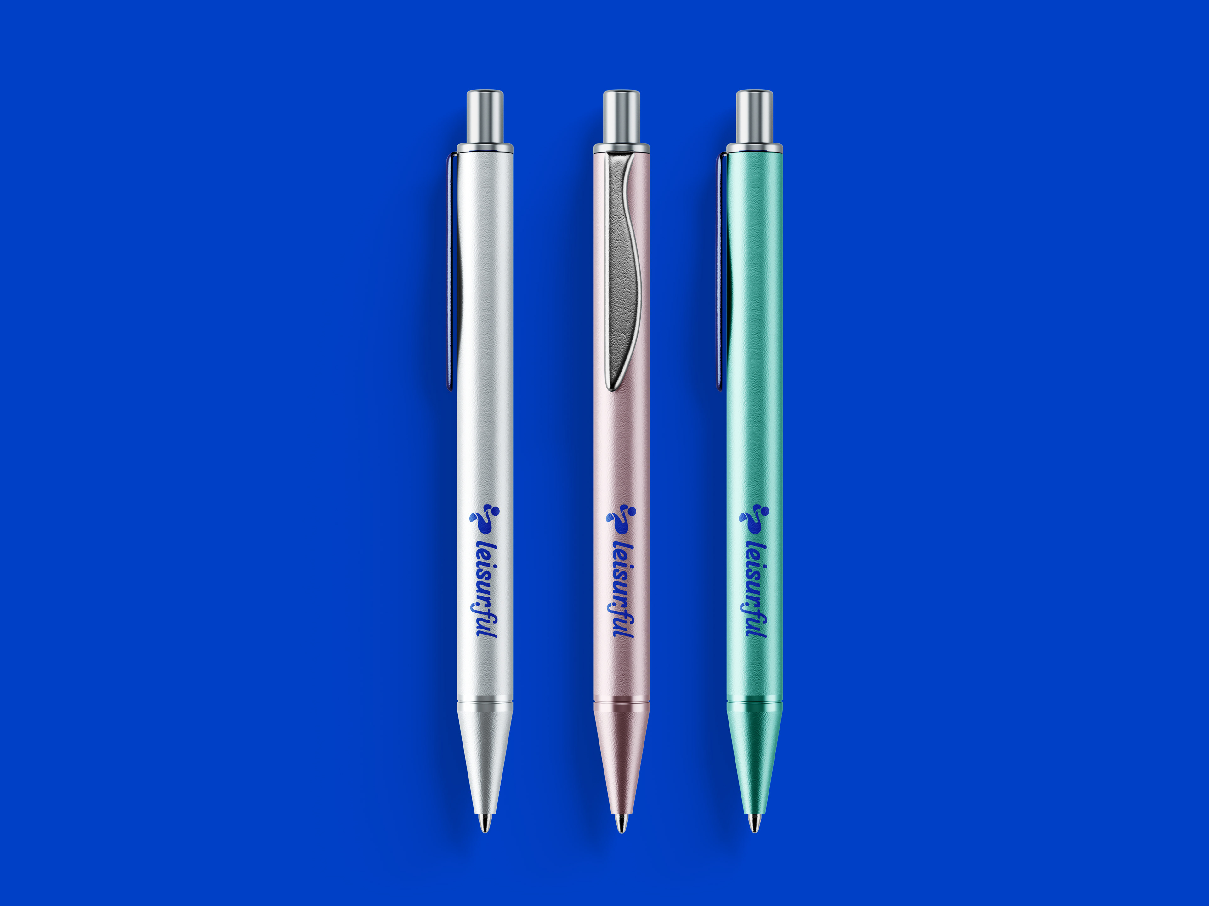 three pen designs for Leisurful merchandise
