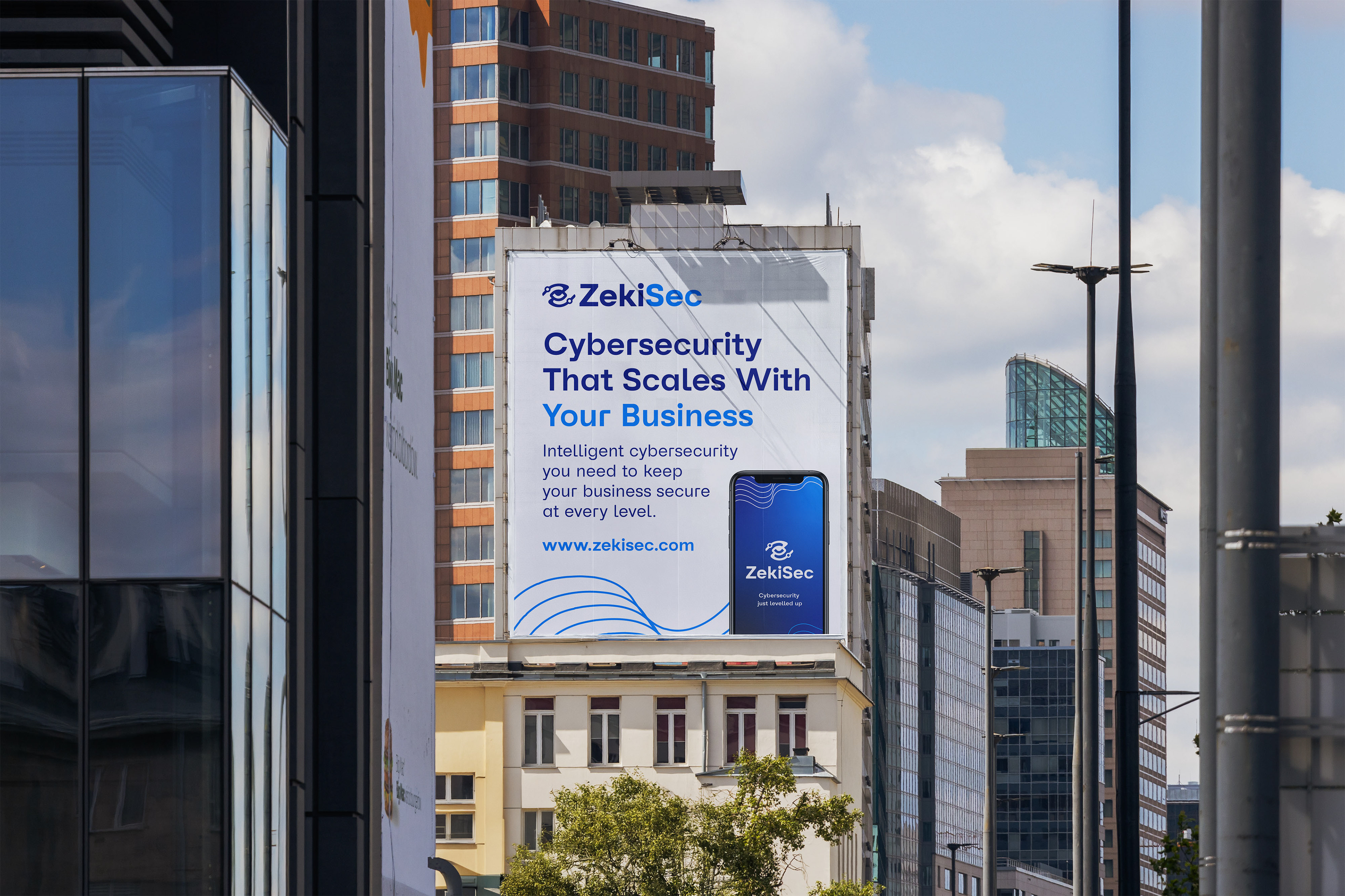Large Building Ad in the City