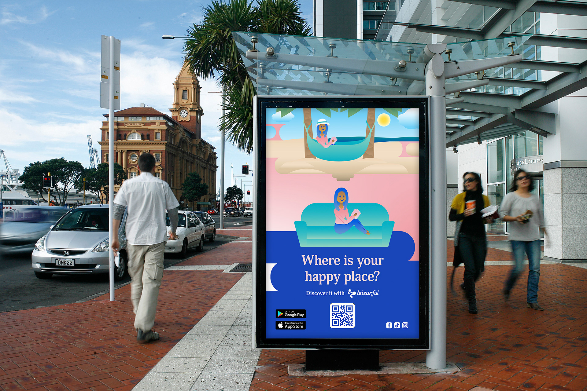 bus shelter ad