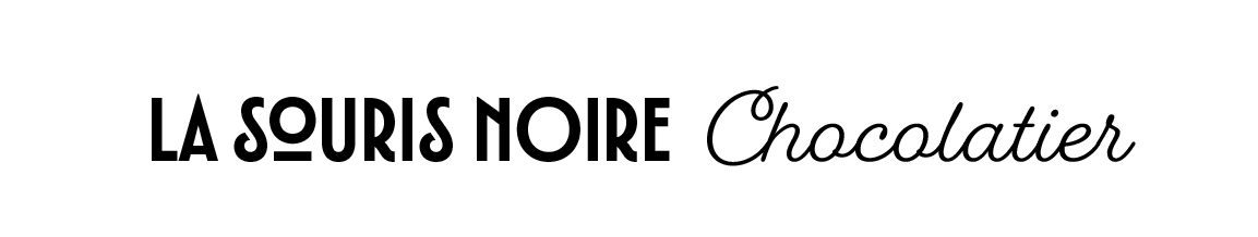 La Souris Noire Chocolatier Horizontal Logotype