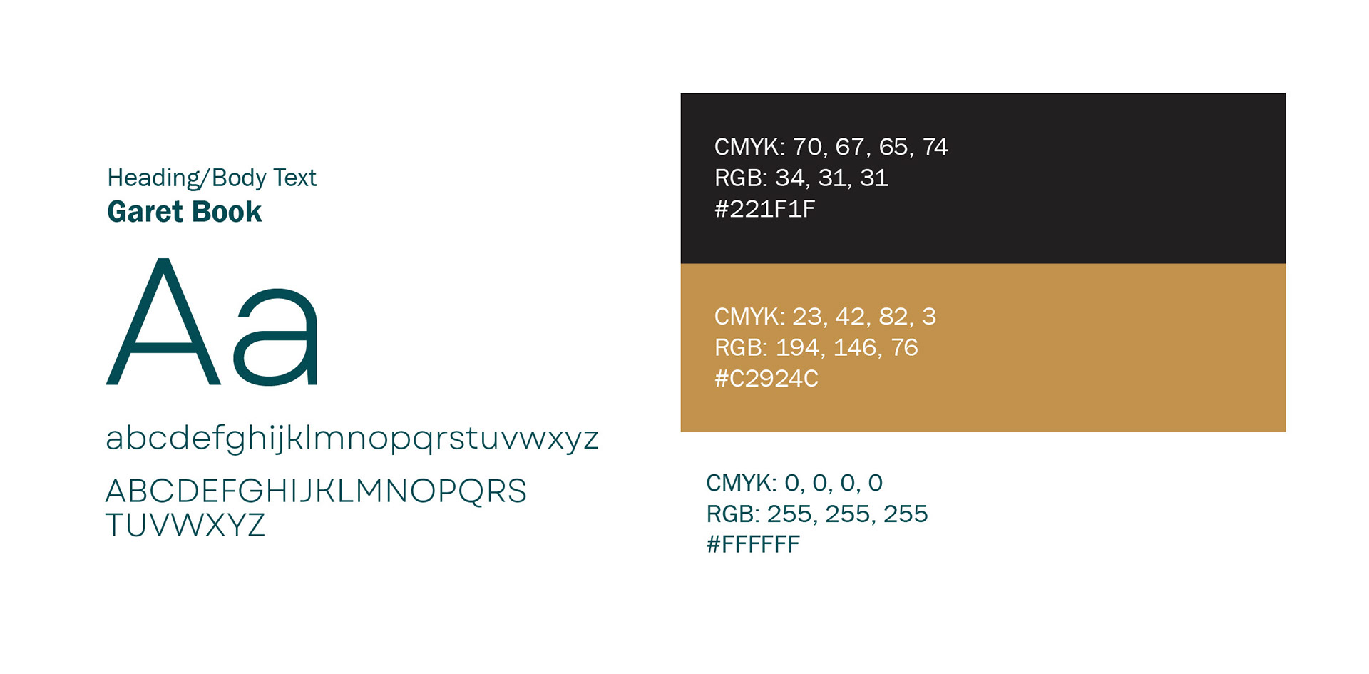 Typography and Color Palette for Sparrow Kitchen and Cocktails