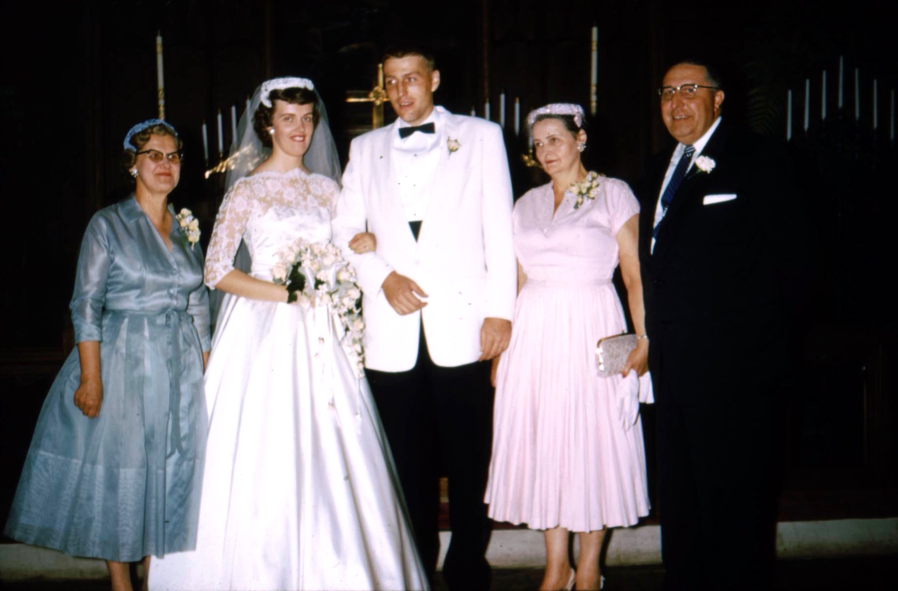 With their parents